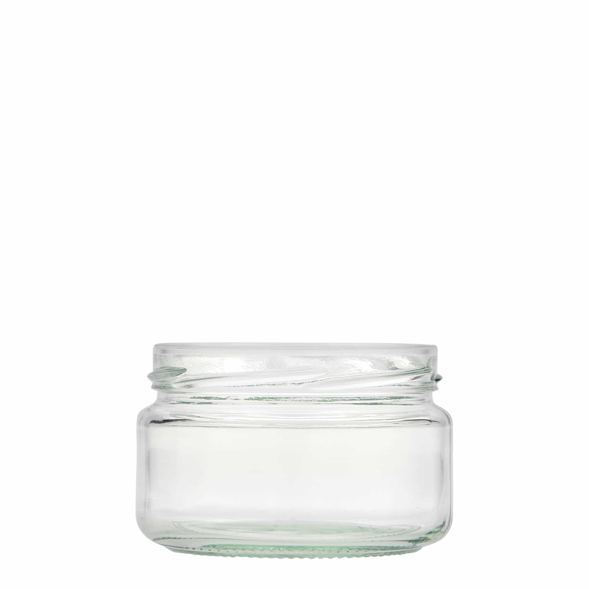 230 ml flat round jar, opening: Twist-off (TO 82)