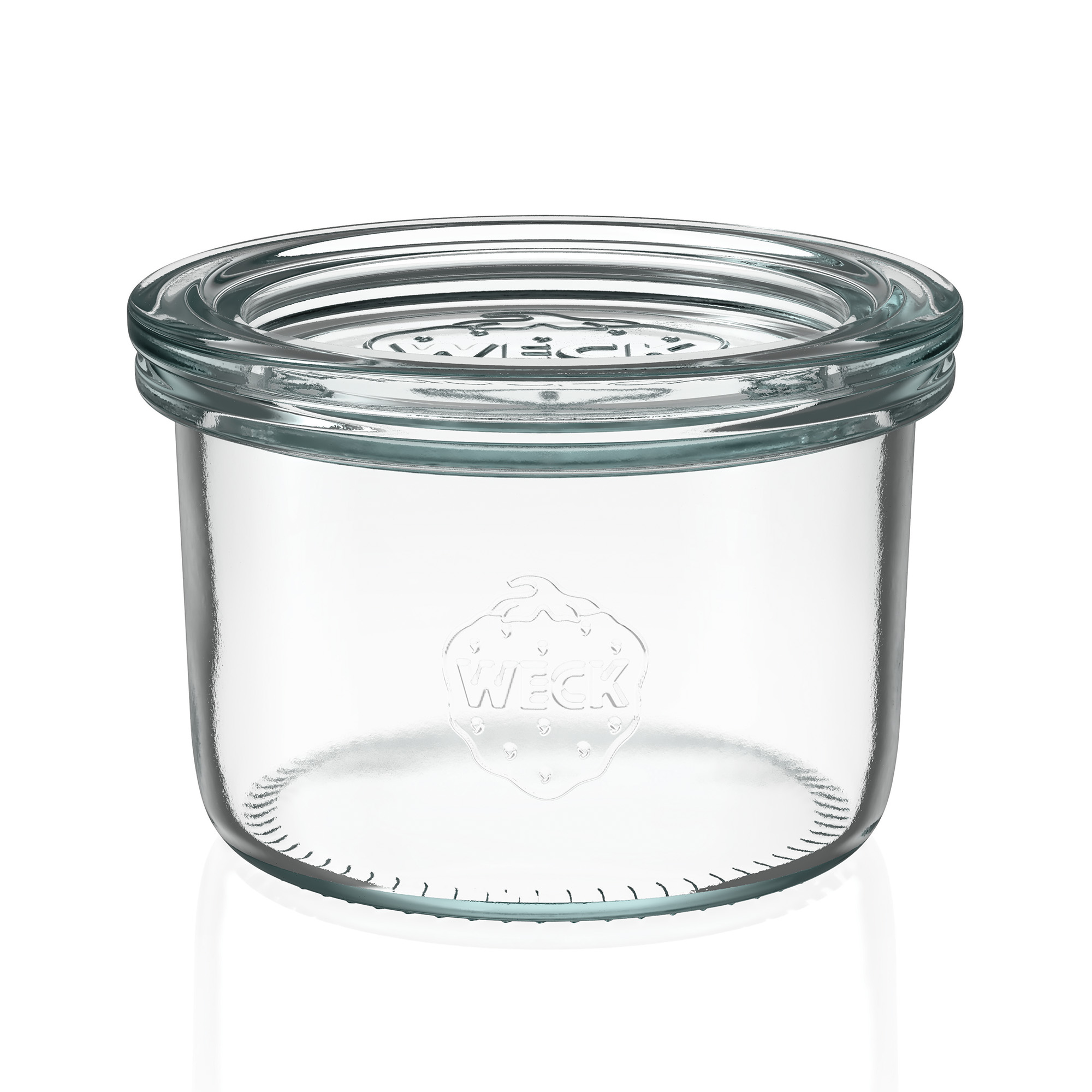 12x 200 ml WECK inverted jar with glass lid RR 80