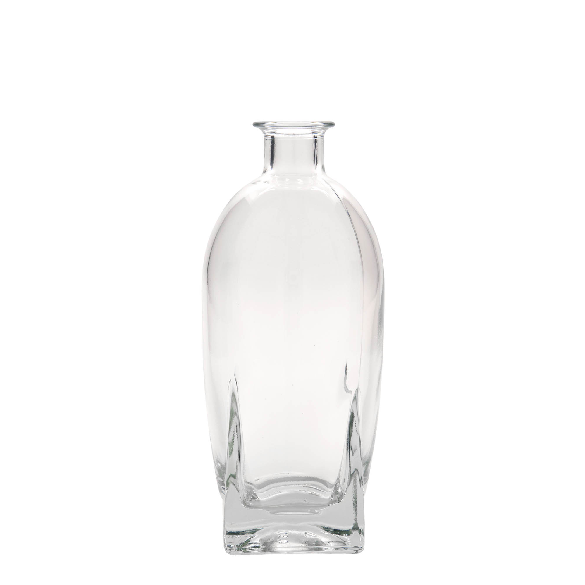 500 ml glass bottle 'Zino', square, opening: cork 500 ml glass bottle 'Zino', square, opening: cork