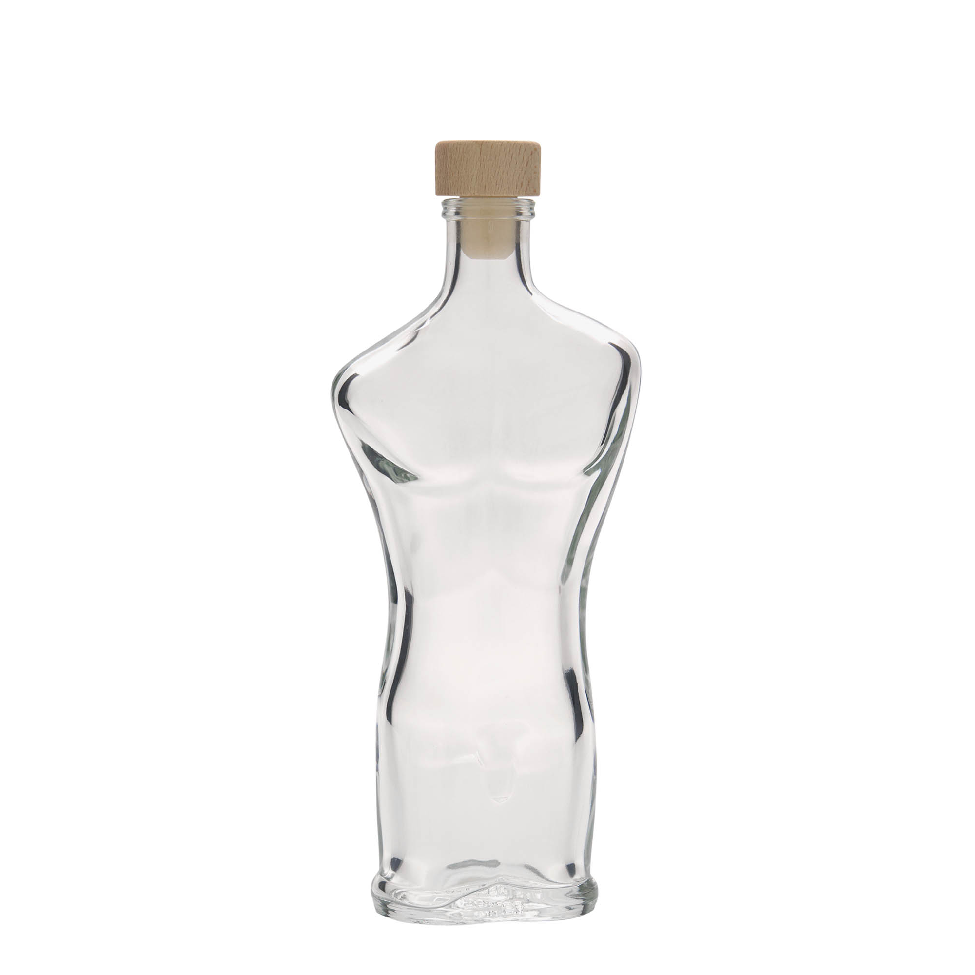 200 ml glass bottle 'Adam', opening: cork