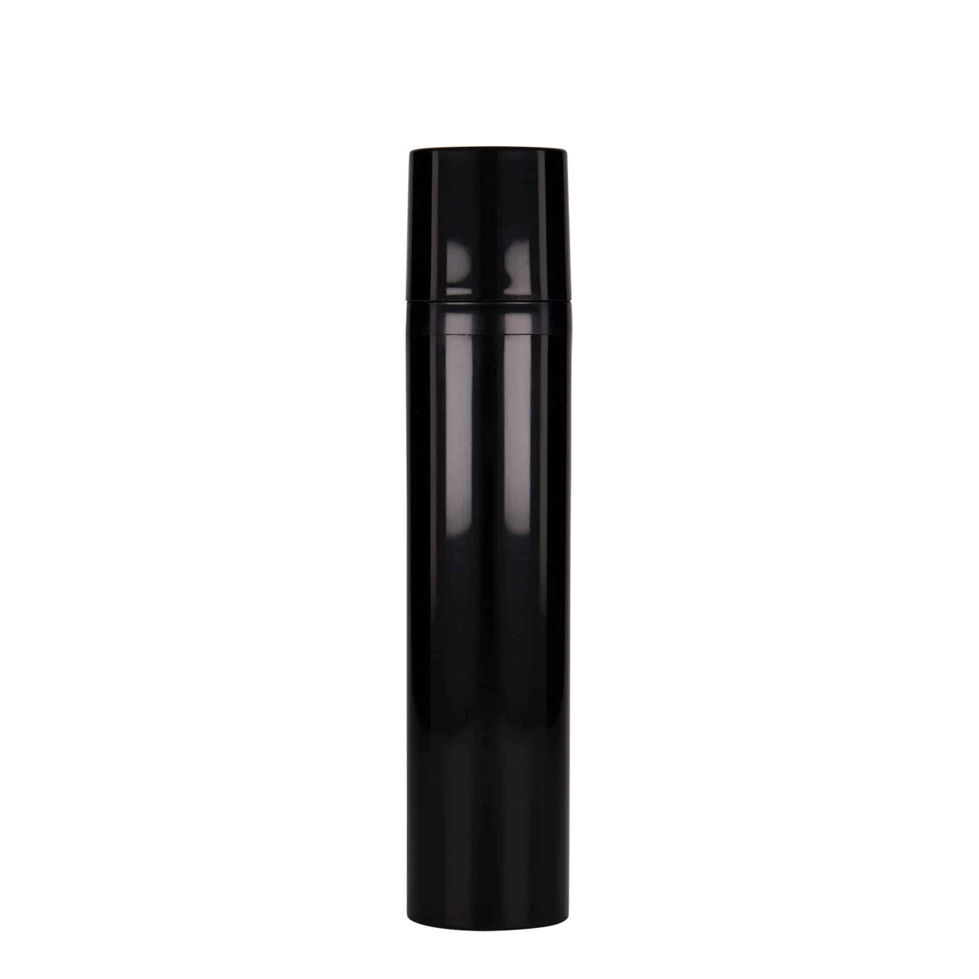 100 ml Airless Dispenser ‘Mezzo’, black PP plastic