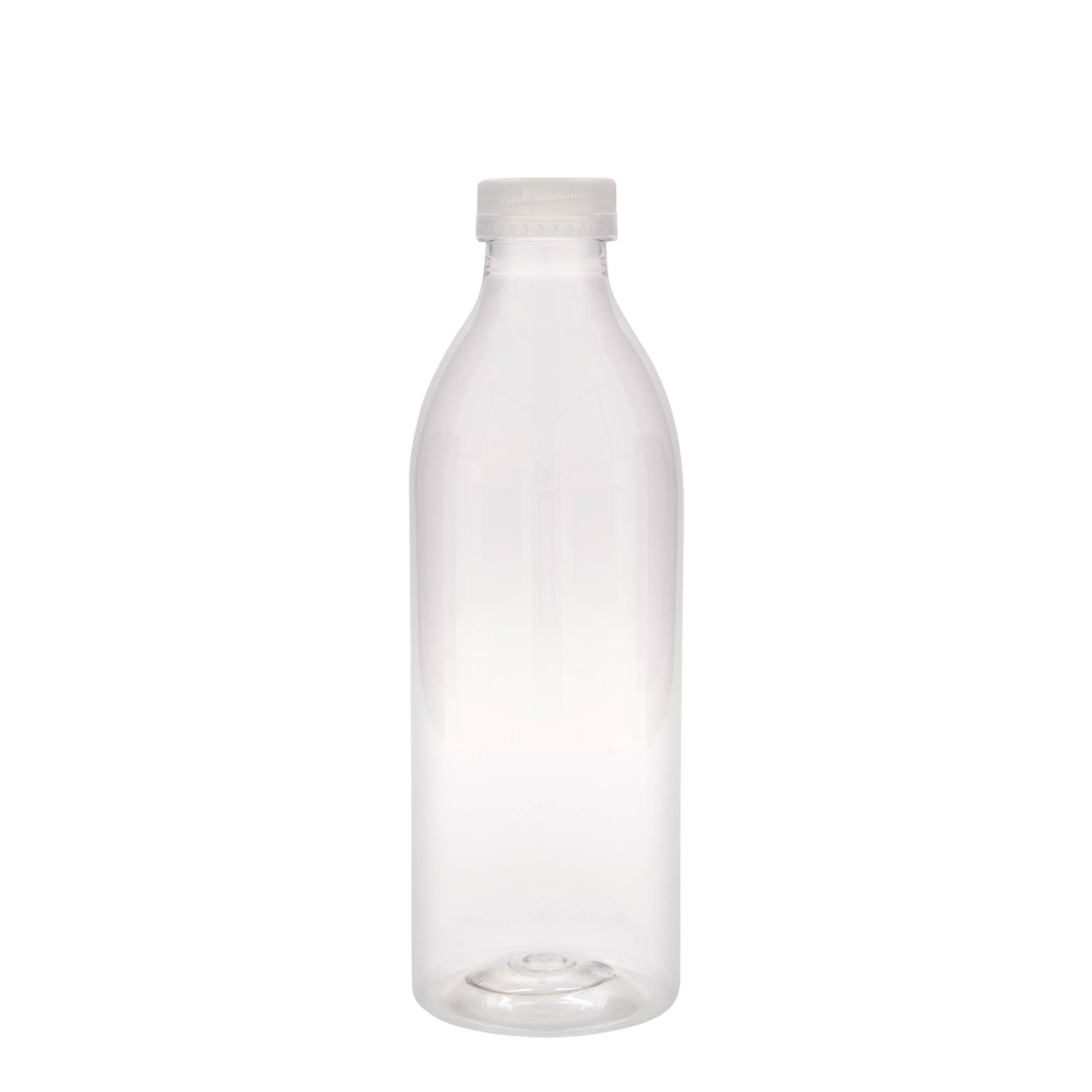 1,000 ml PET bottle standard, plastic, opening: 38 mm