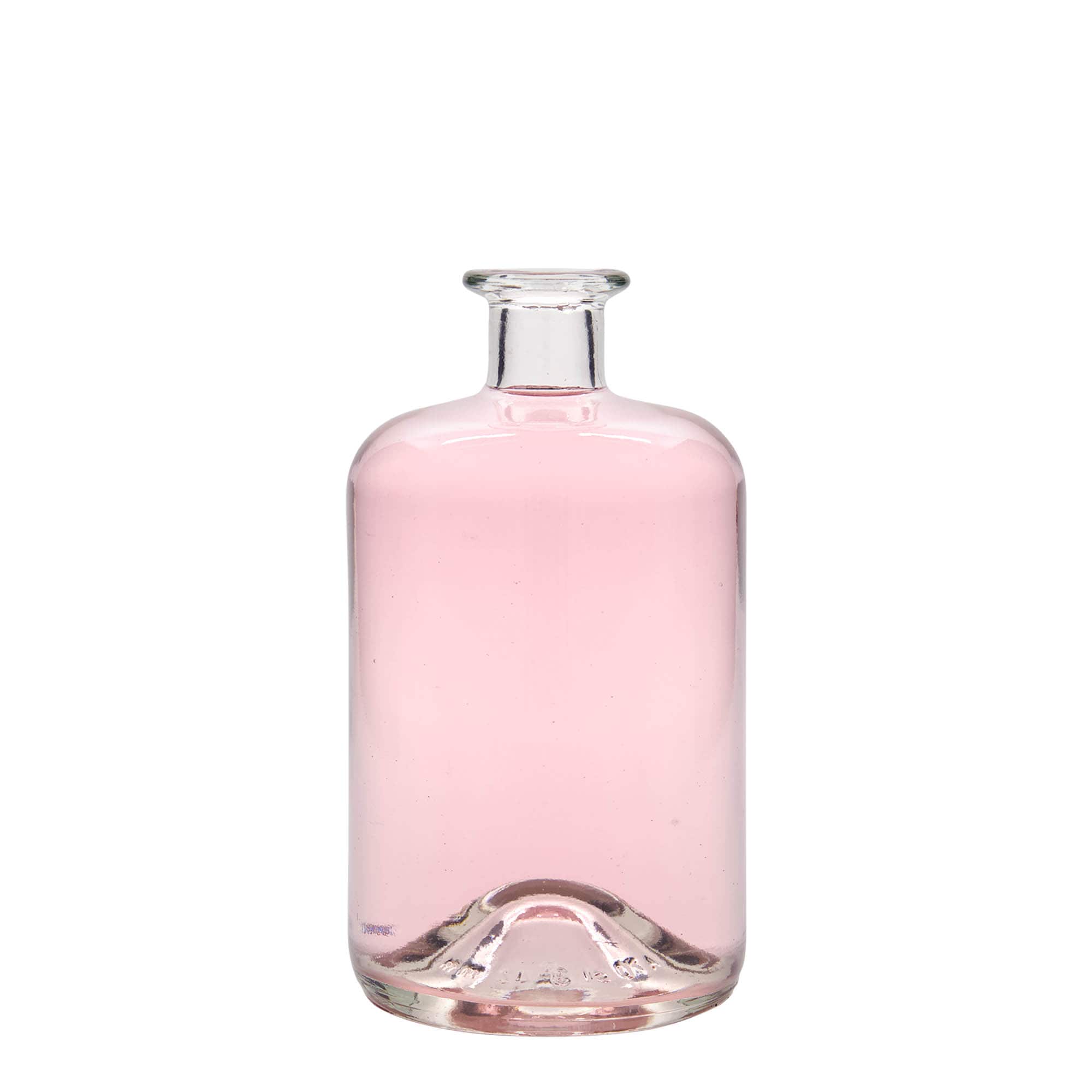 700 ml glass bottle apothecary, opening: cork