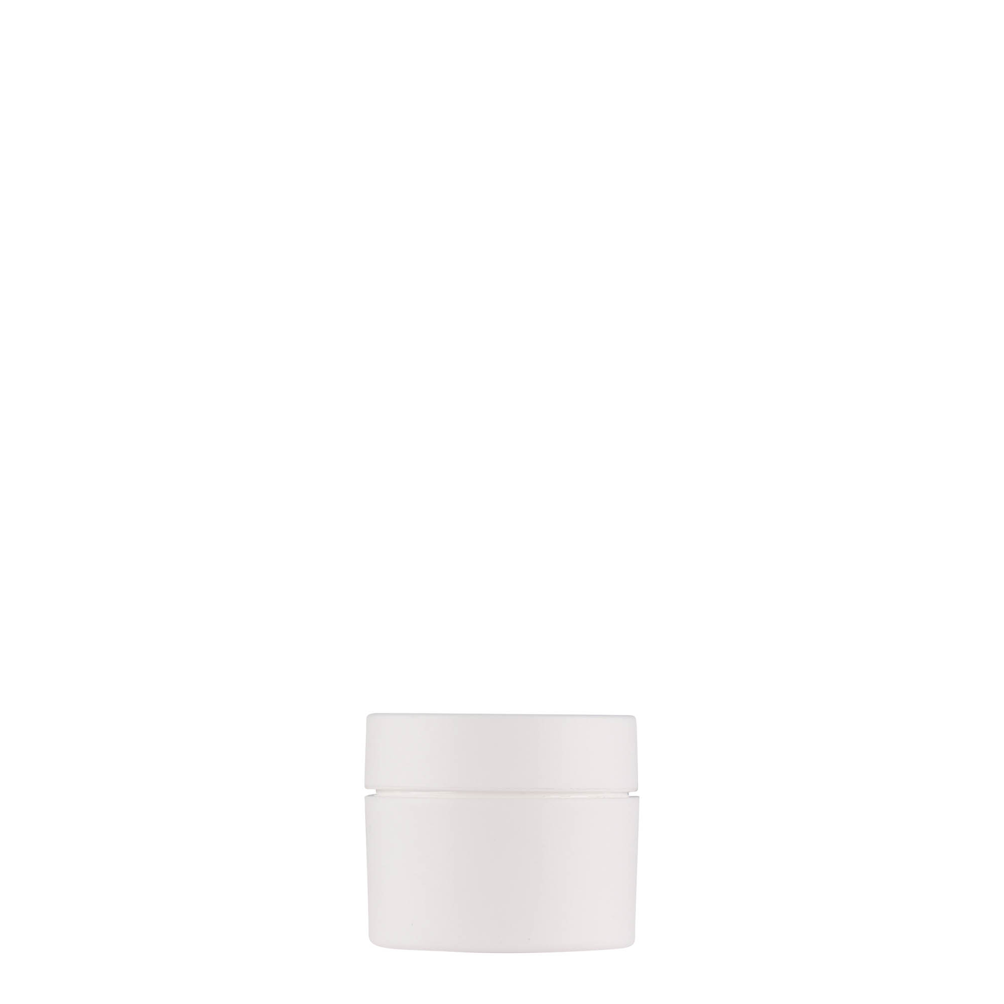 5 ml plastic jar 'Antonella', PP, white, opening: screw cap 5 ml plastic jar 'Antonella', PP, white, opening: screw cap