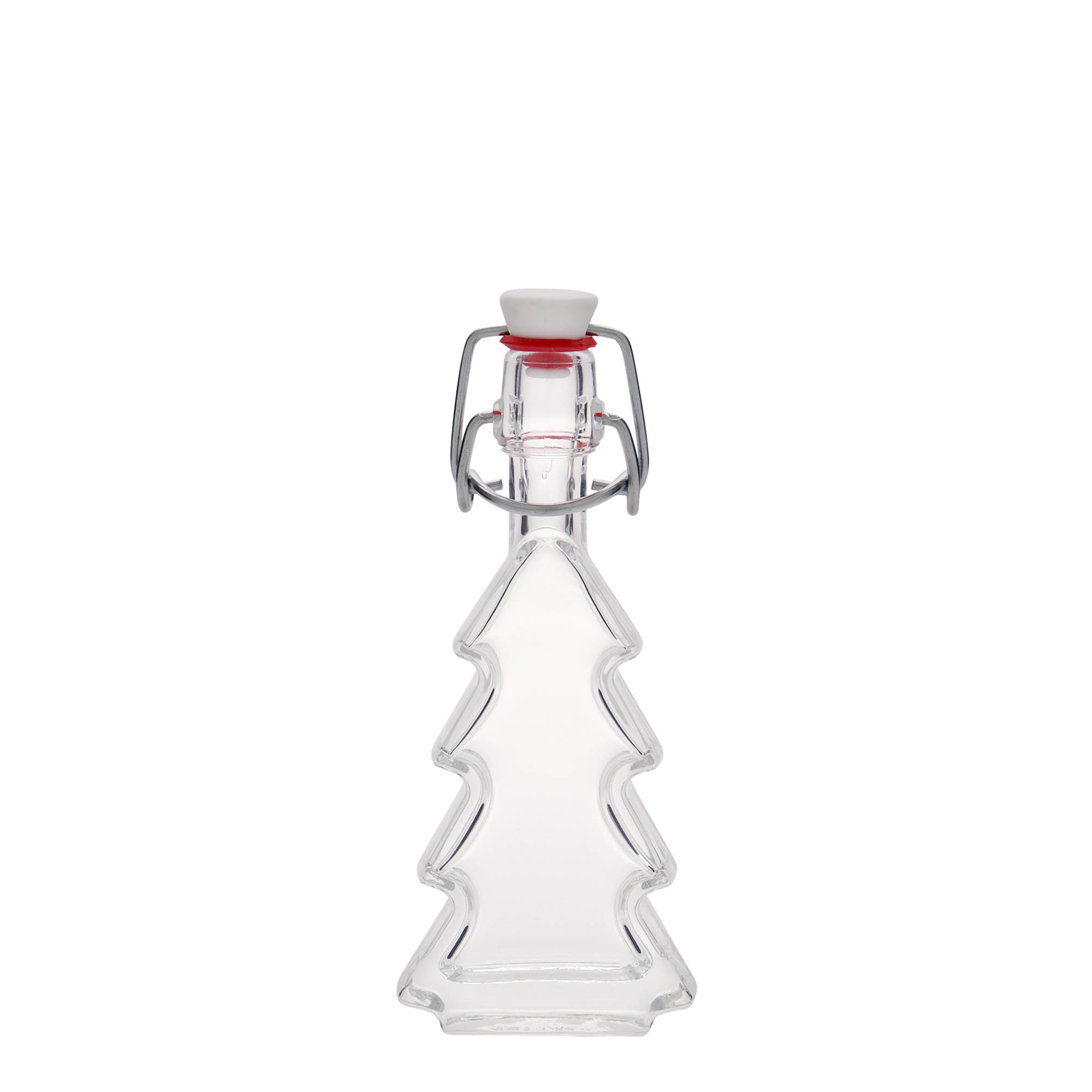 40 ml glass bottle 'Christmas tree', opening: swing top closure 40 ml glass bottle 'Christmas tree', opening: swing top closure