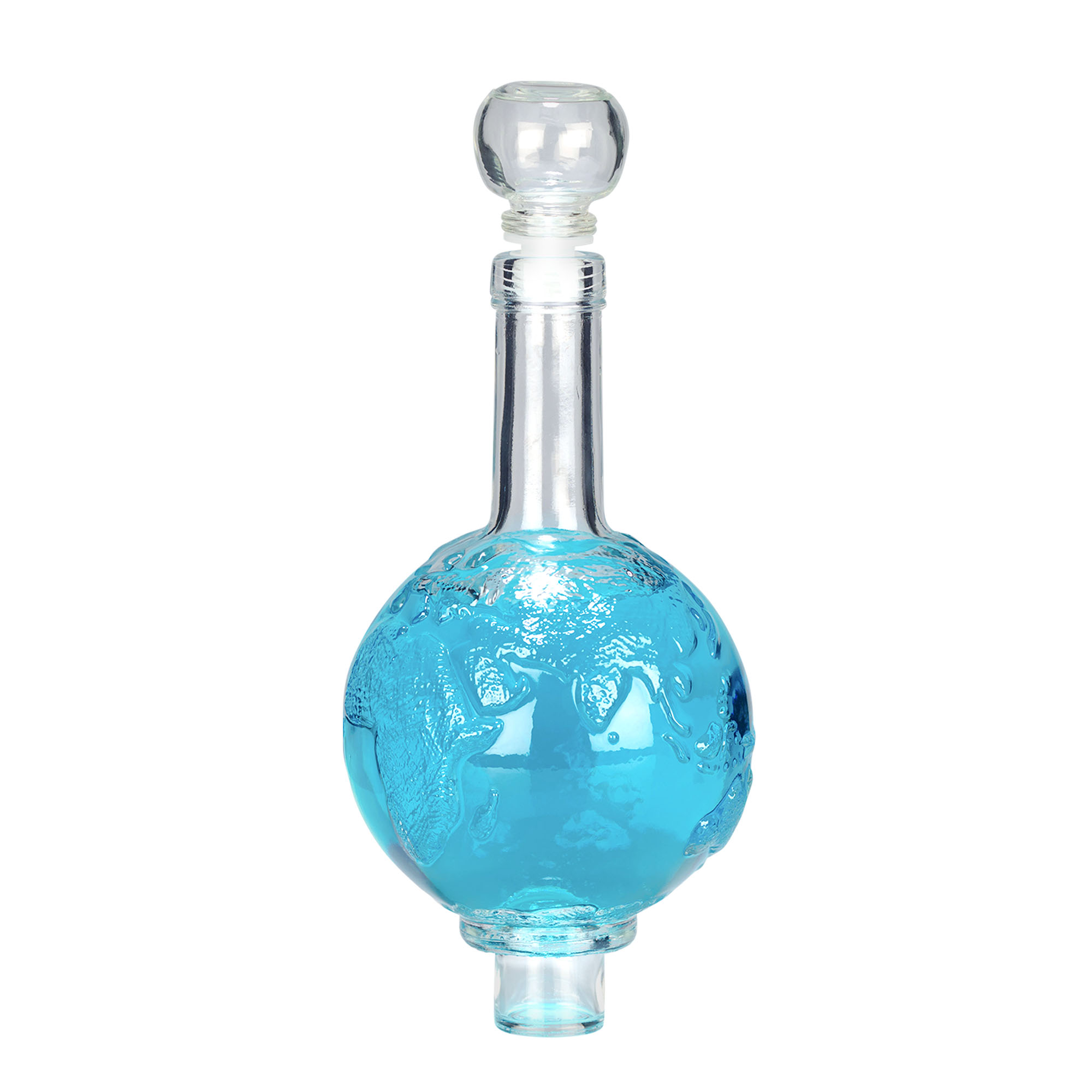 500 ml glass bottle 'Globus', opening: cork