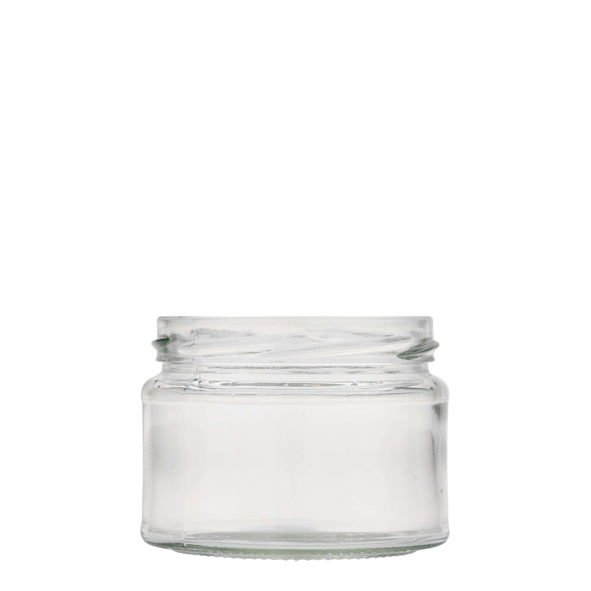 280 ml flat round jar, opening: Twist-Off (TO 82) 280 ml flat round jar, opening: Twist-Off (TO 82)