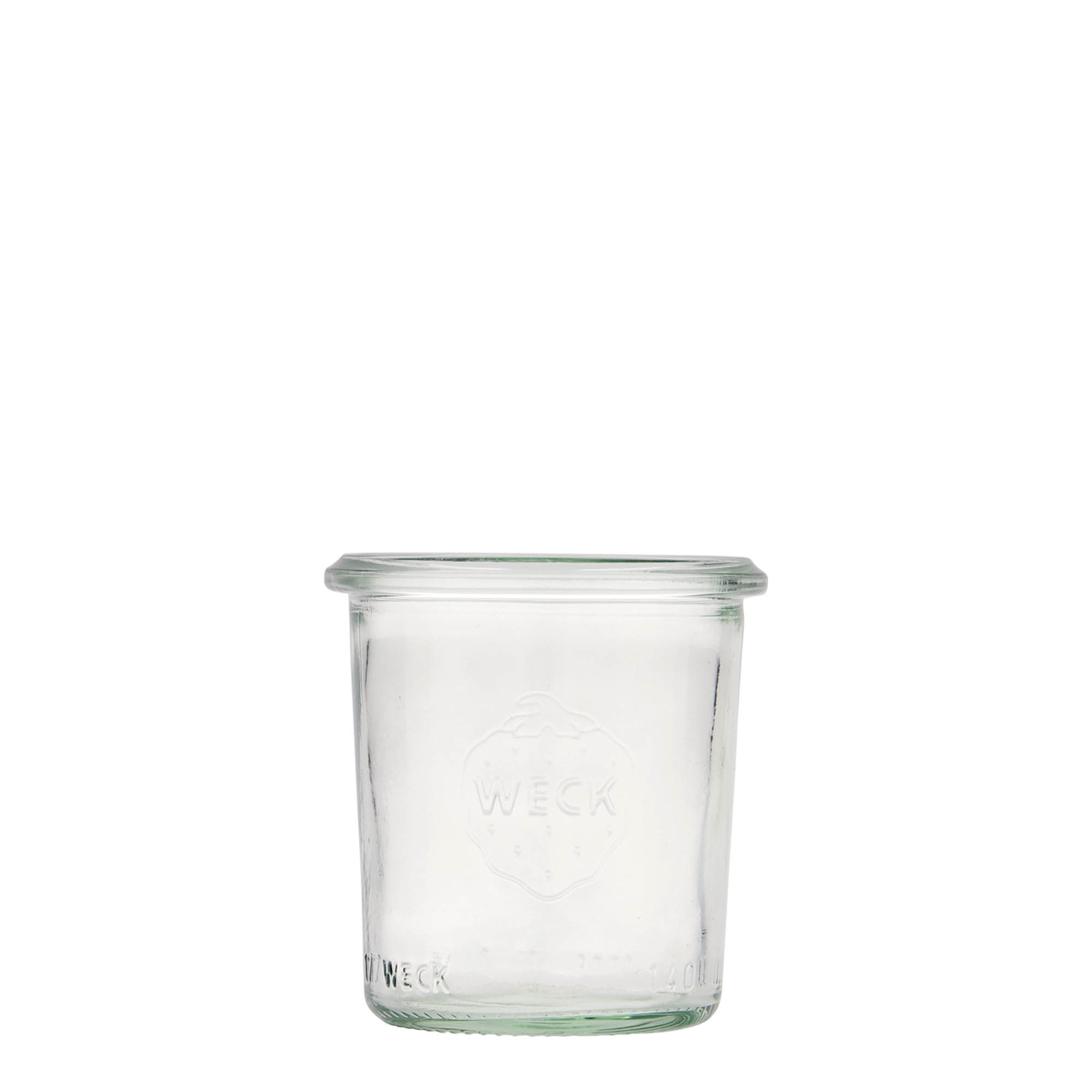 140 ml WECK inverted glass, opening: round rim