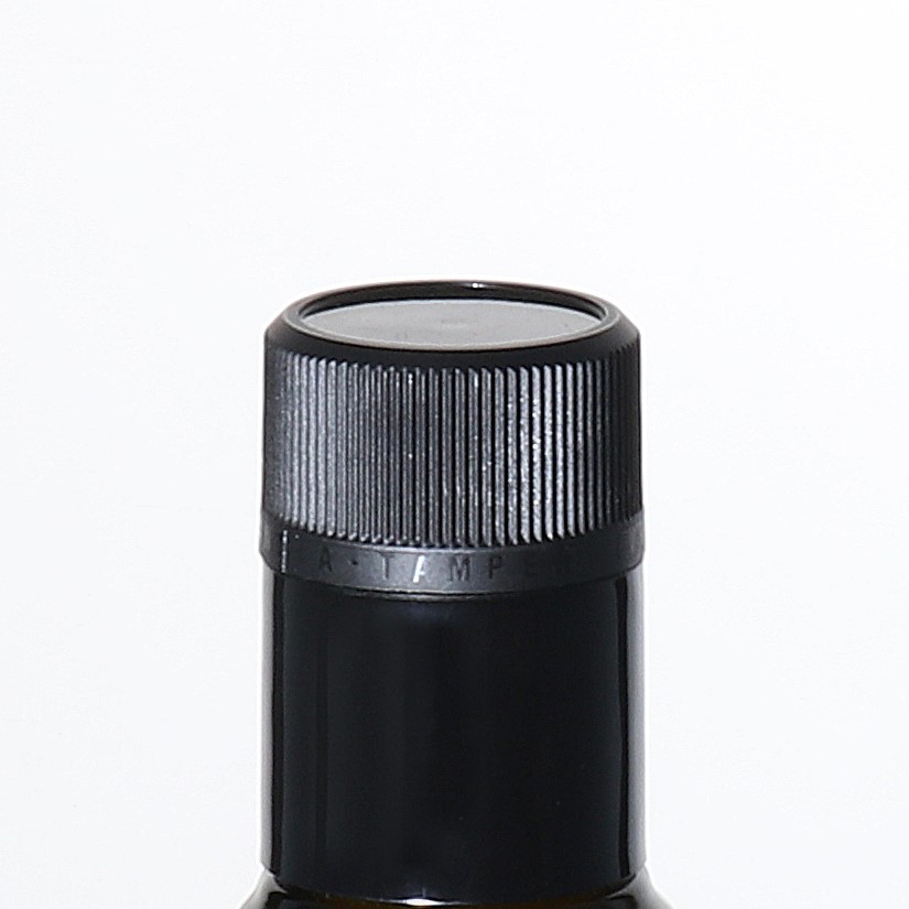 DOP original seal with spout, PE plastic, black DOP original seal with spout, PE plastic, black