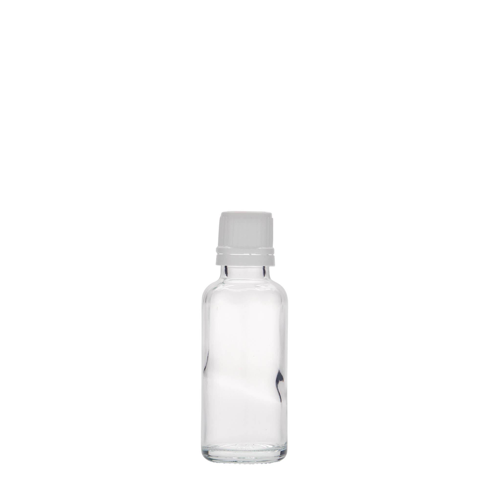 30 ml medicine bottle, glass, opening: DIN 18
