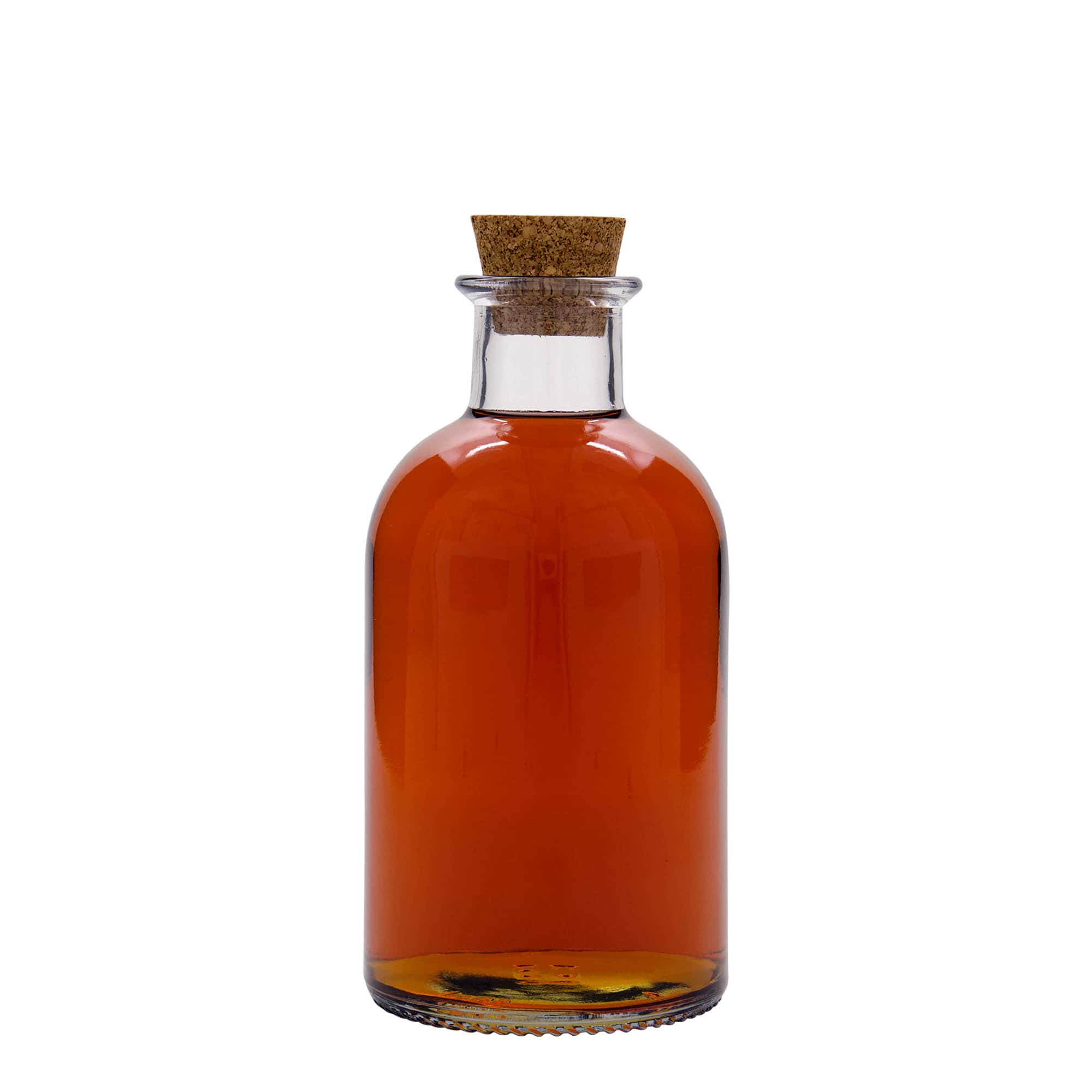 500 ml glass bottle apothecary ‘Italia’, opening: cork