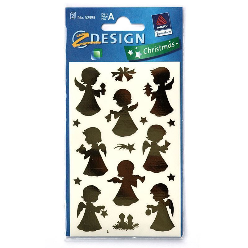 Zweckform Stickers 'Angel', paper, gold