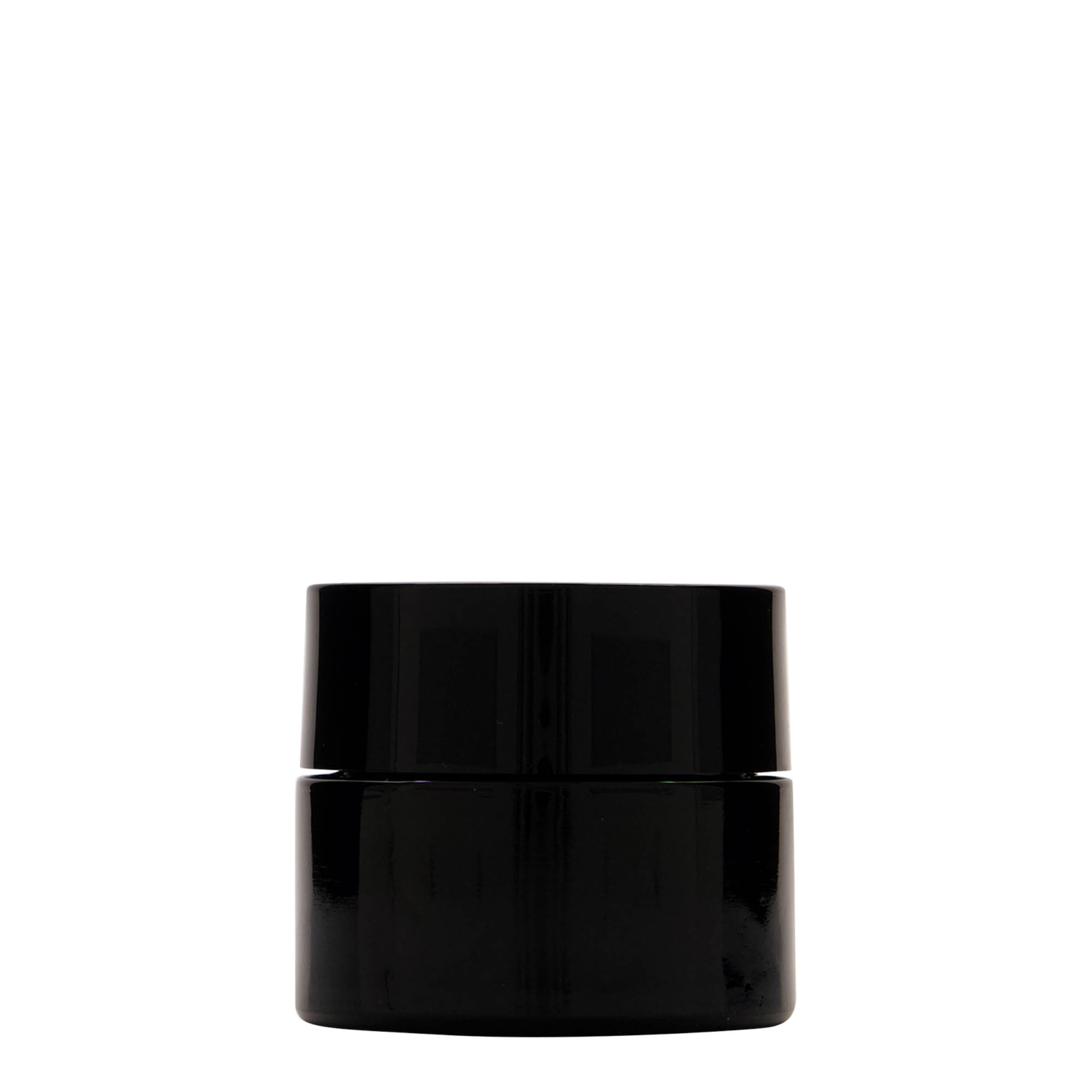 50 ml recycling jar 'Floria', glass, antique green, opening: 58/400 50 ml recycling jar 'Floria', glass, antique green, opening: 58/400