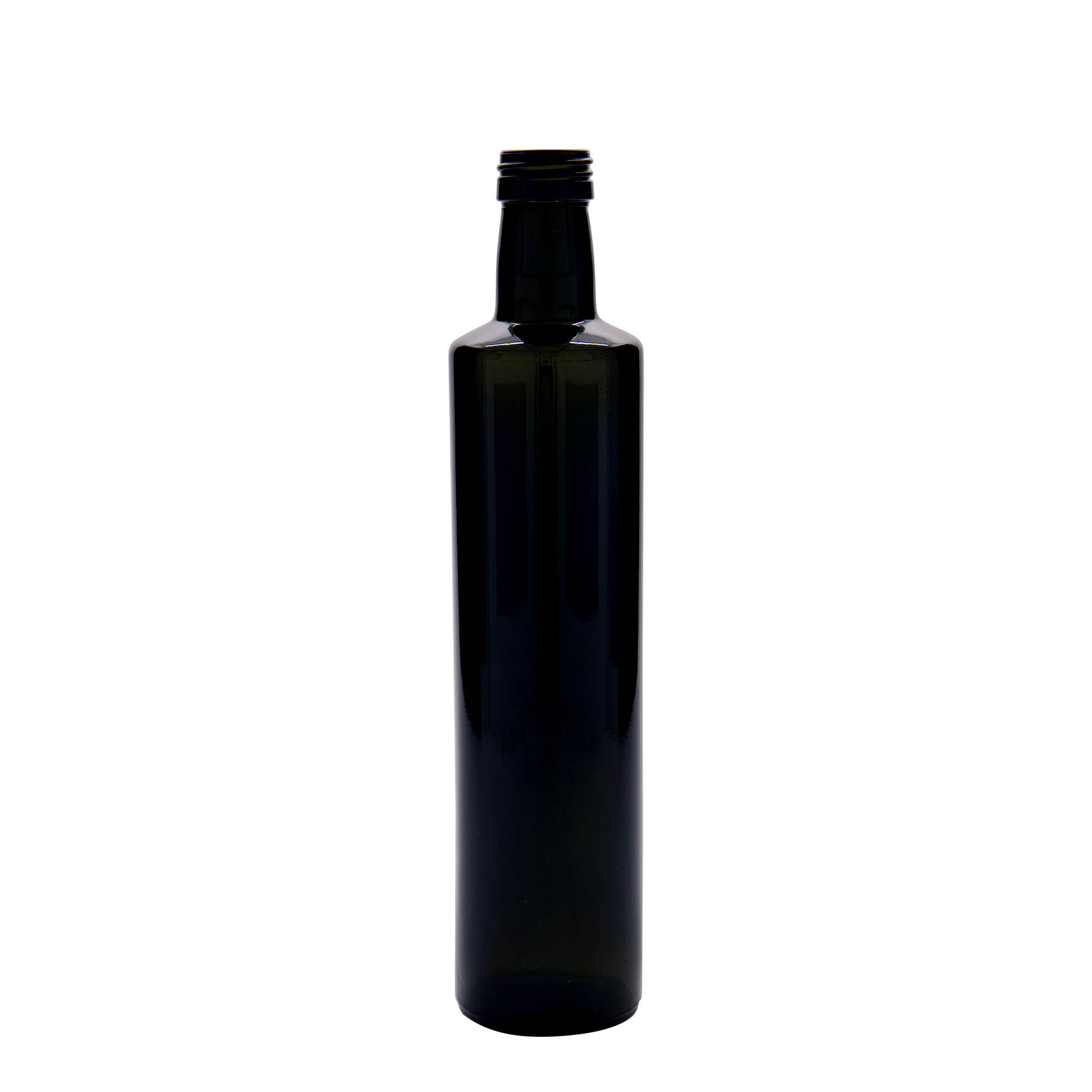 500 ml glass bottle ‘Dorica’, antique green, opening: PP 31.5