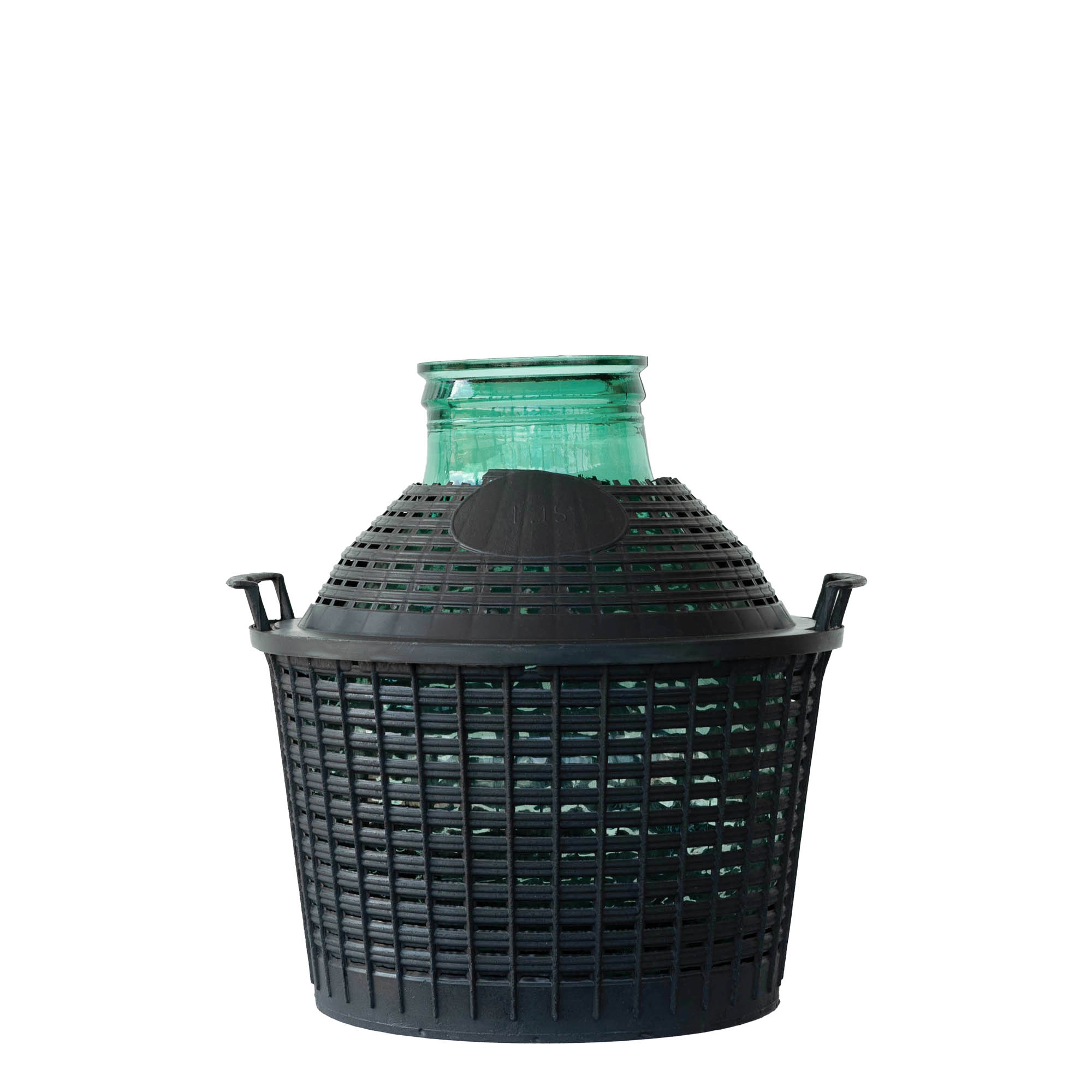 15 l wide-neck balloon bottle, glass, opening: slip lid