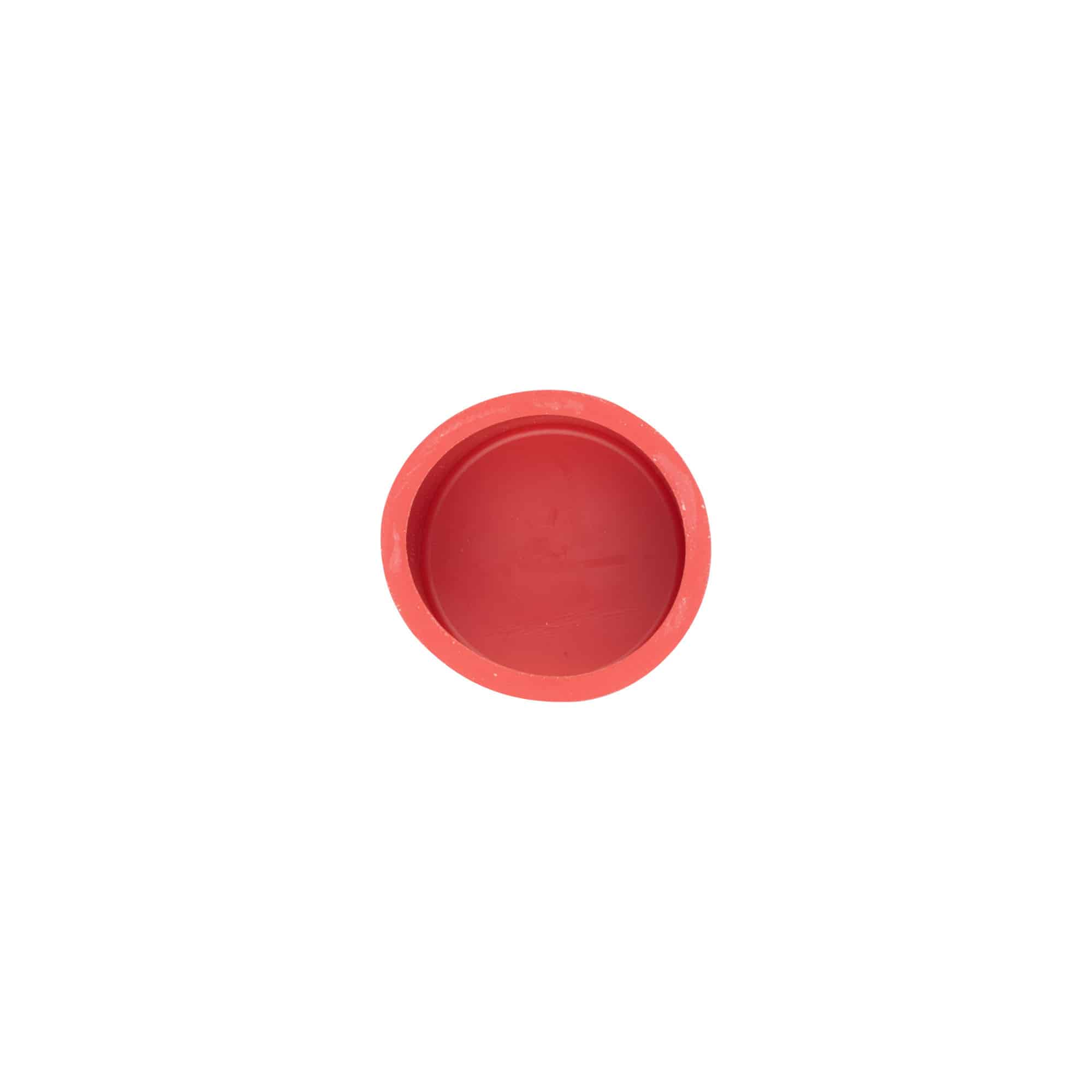 Bridge cap type 1, rubber, red