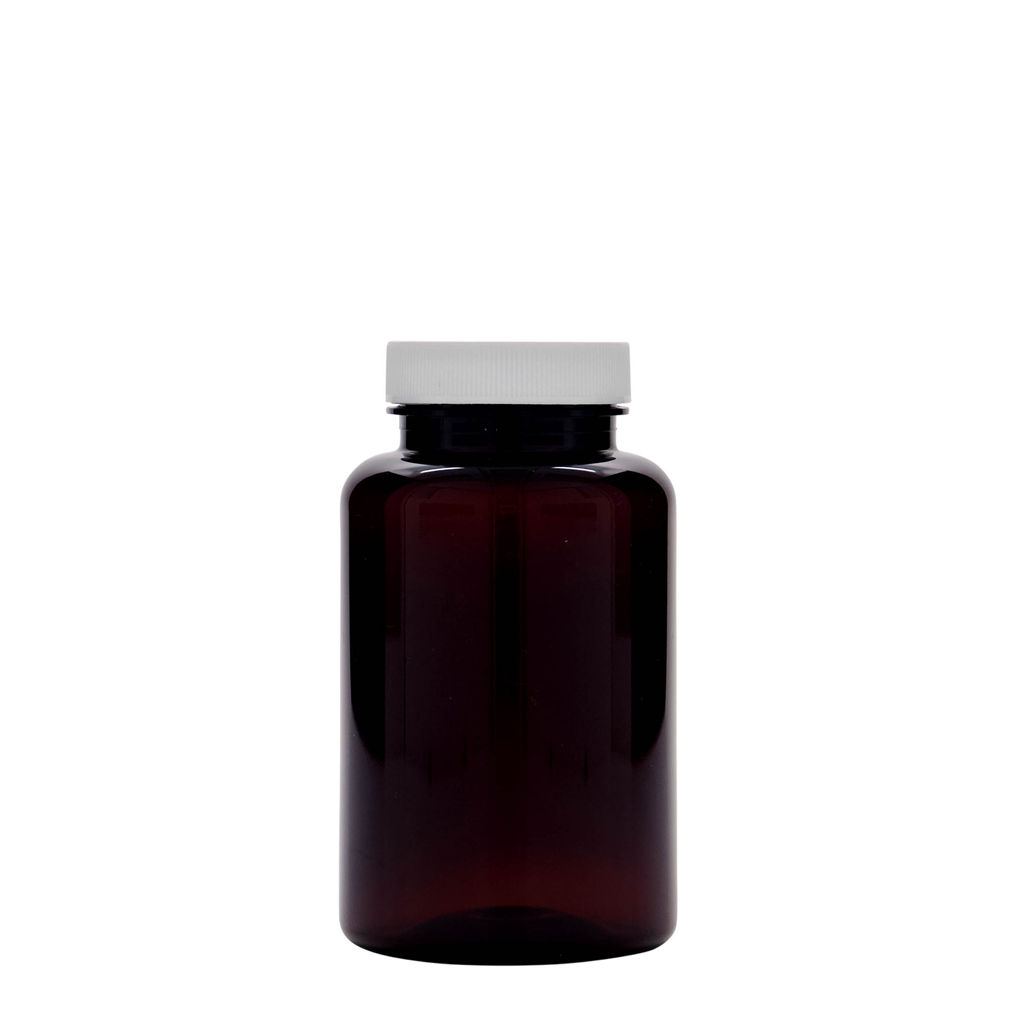 250 ml PET container, plastic, brown, opening: 45/400 250 ml PET container, plastic, brown, opening: 45/400