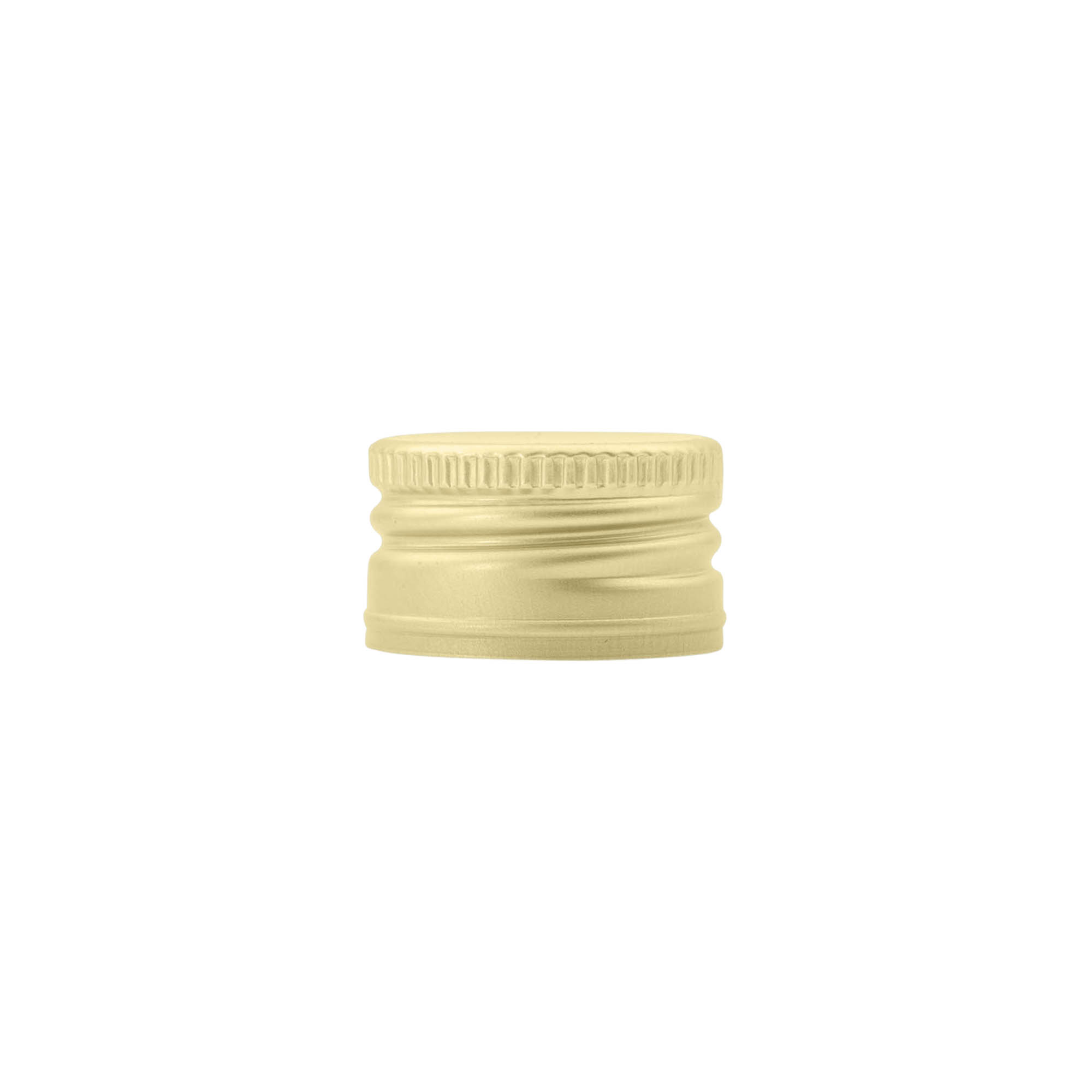 Screw cap, metal, gold, for opening: PP 28 Screw cap, metal, gold, for opening: PP 28