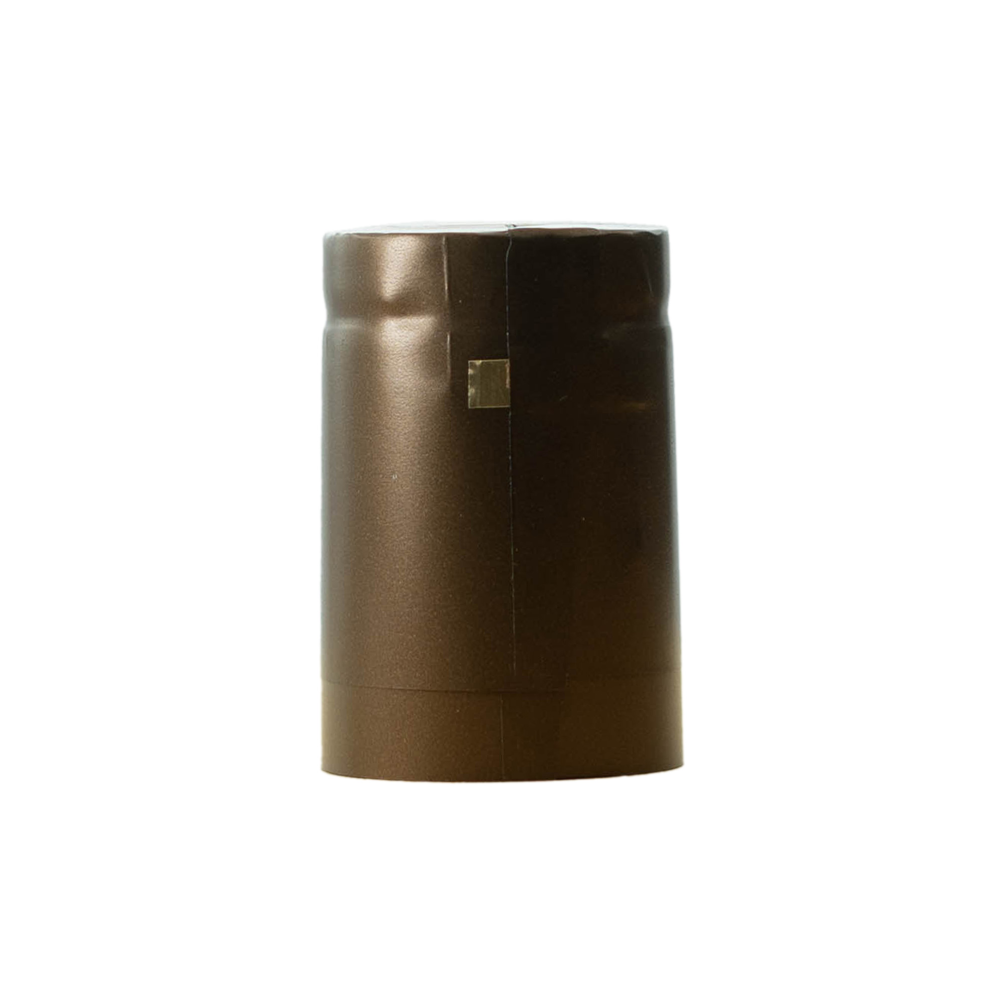 Heat shrink capsule 32x41, PVC plastic, gold coin Heat shrink capsule 32x41, PVC plastic, gold coin