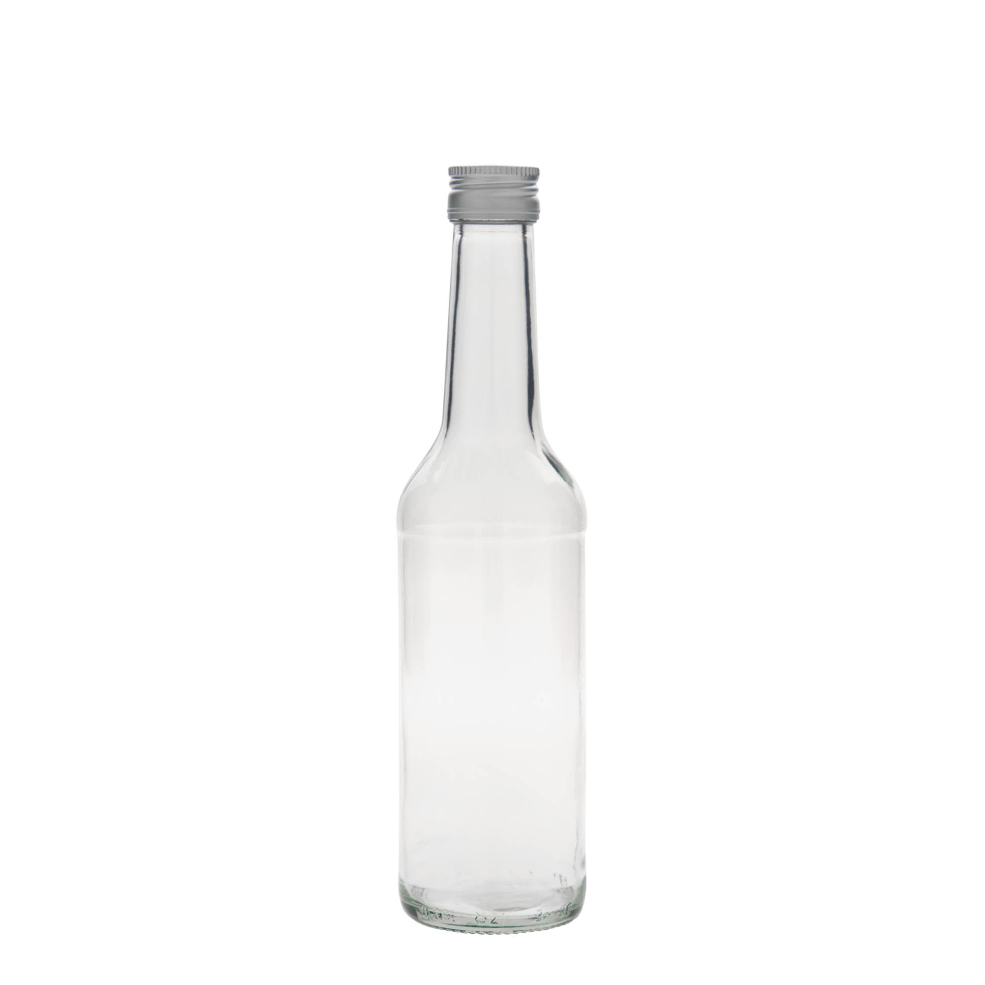 350 ml glass bottle straight neck, opening: PP 28