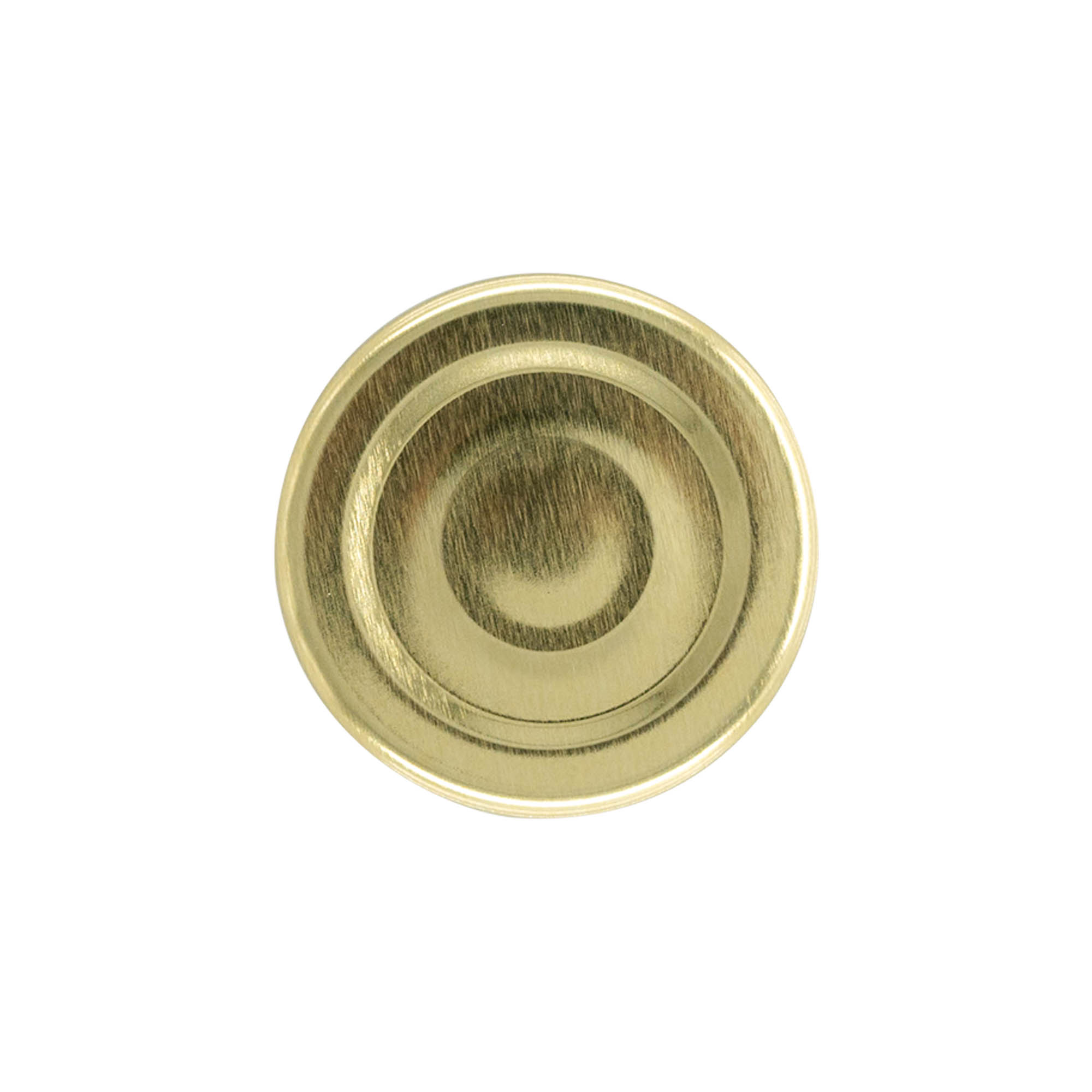 Twist off lid, tinplate, gold, for opening: TO 43