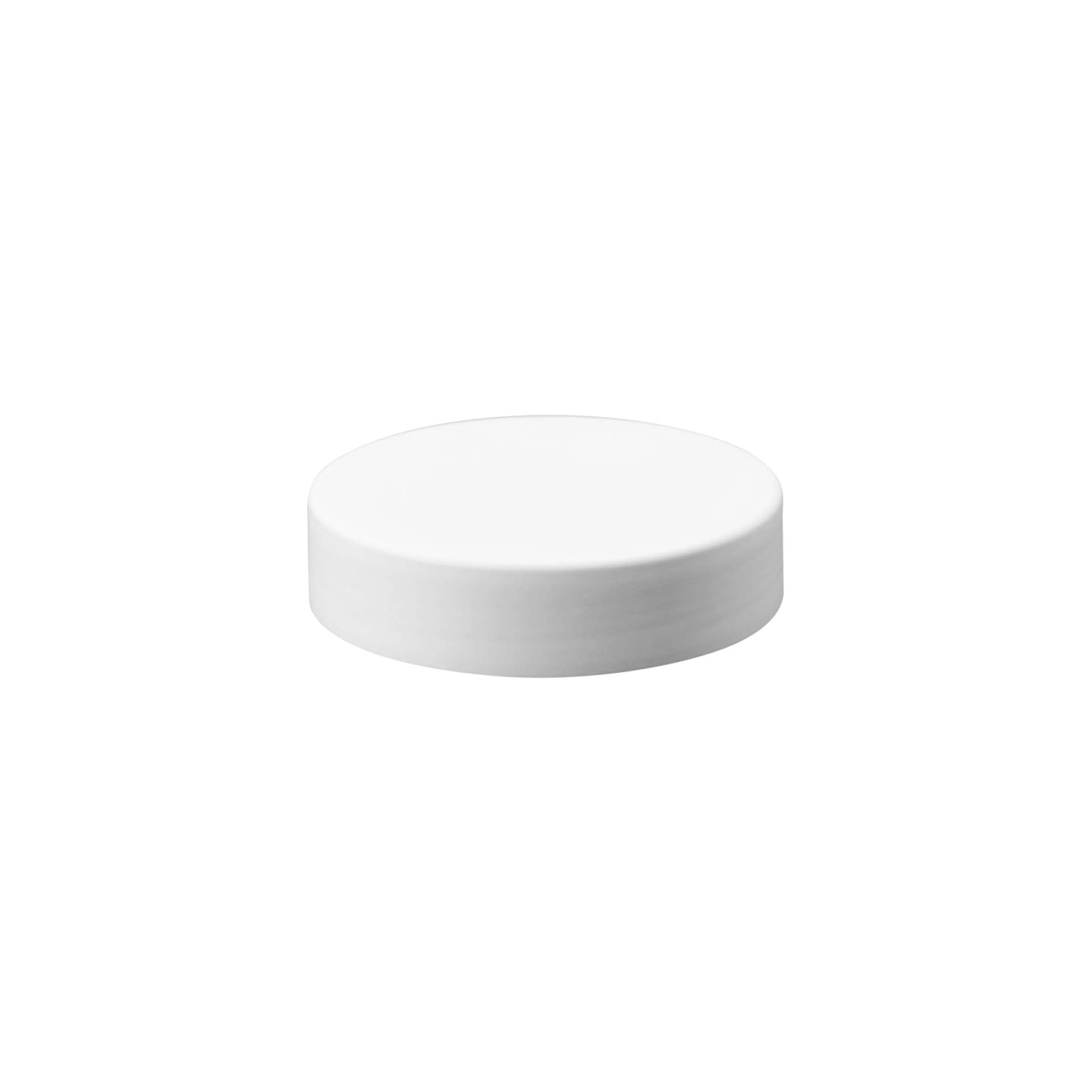 Screw cap for 100 ml 'Antonella', PP plastic, white Screw cap for 100 ml 'Antonella', PP plastic, white