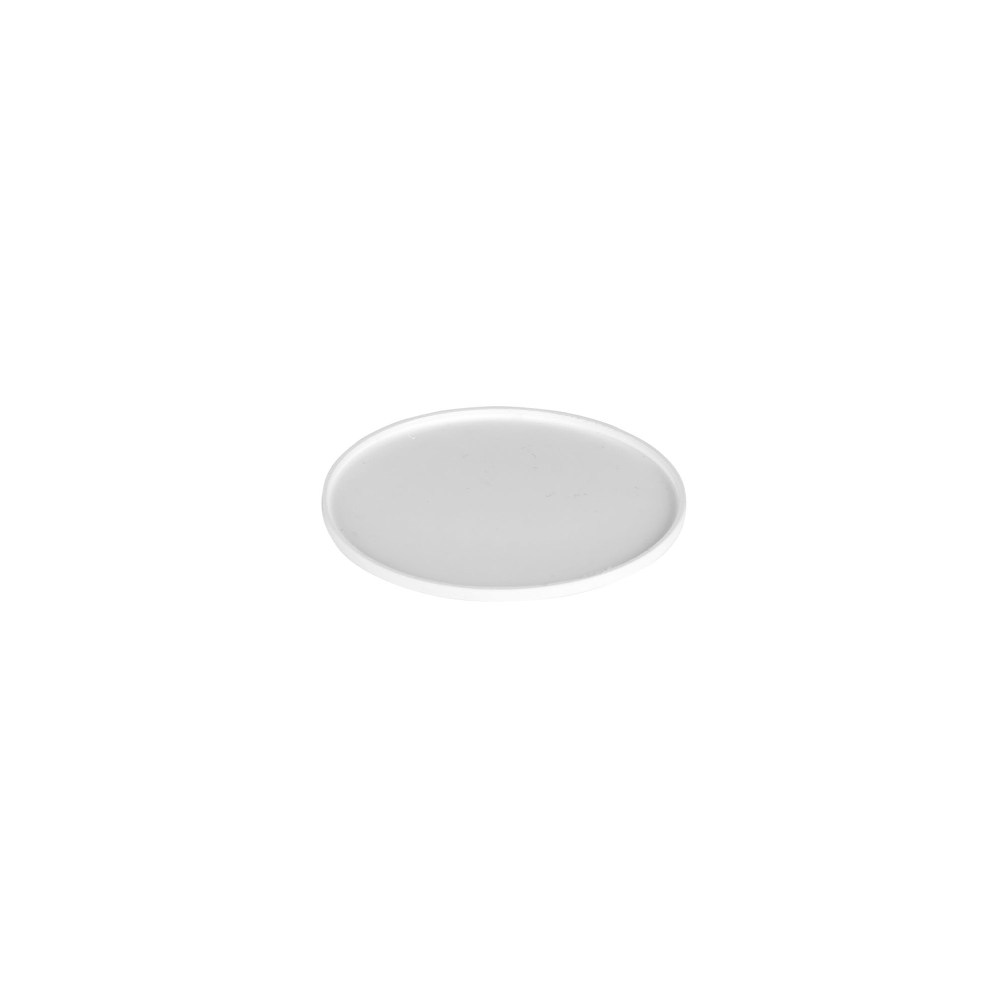 Cover disc for 100 ml 'Bianca', PP plastic, white Cover disc for 100 ml 'Bianca', PP plastic, white