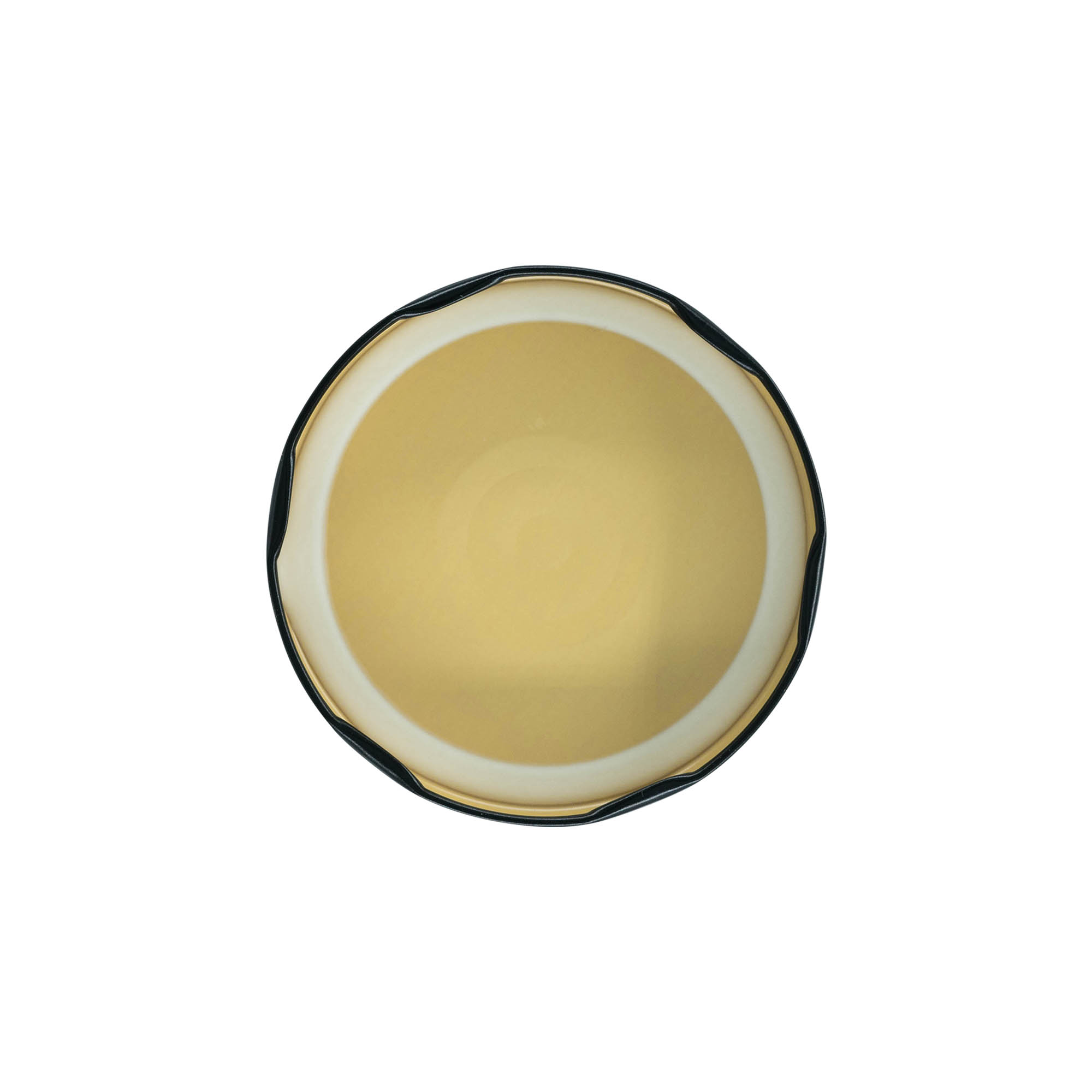 Deep twist-off cap, tinplate, black, for opening: Deep-TO 82 Deep twist-off cap, tinplate, black, for opening: Deep-TO 82