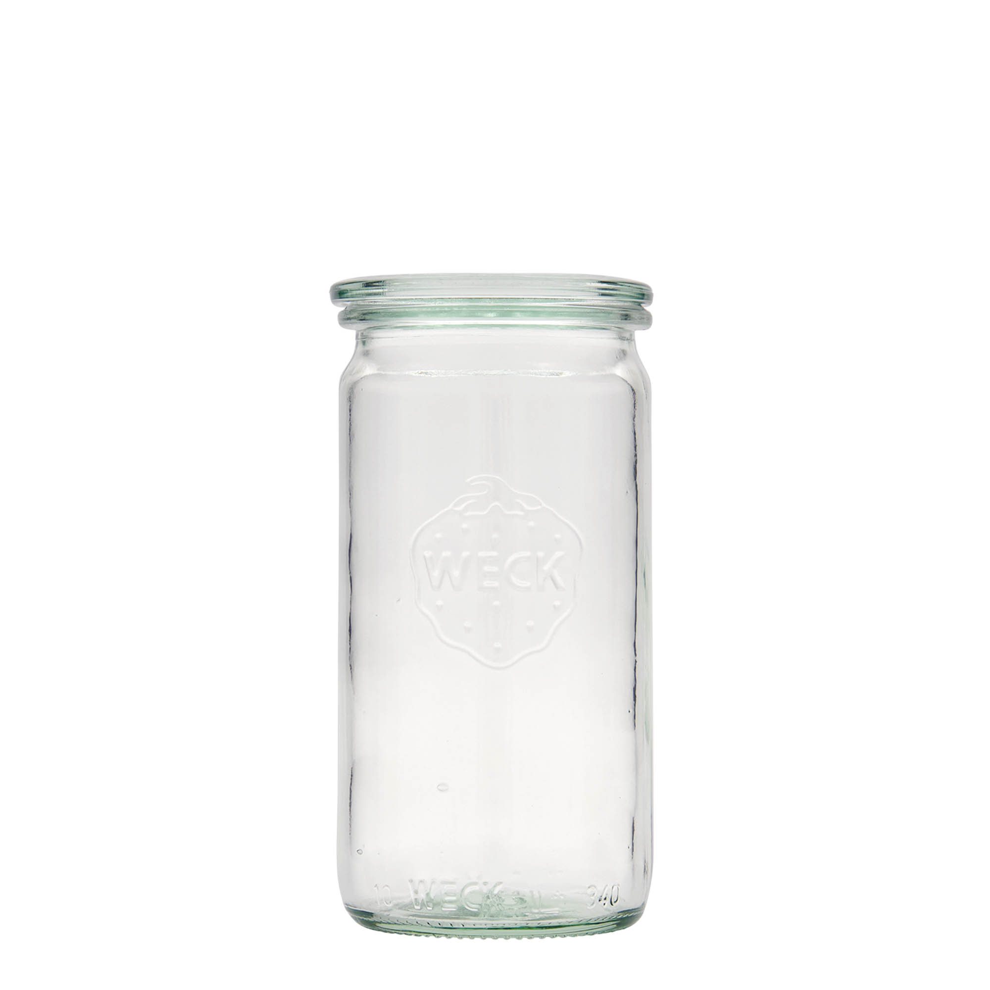 340 ml WECK cylinder glass, opening: round rim