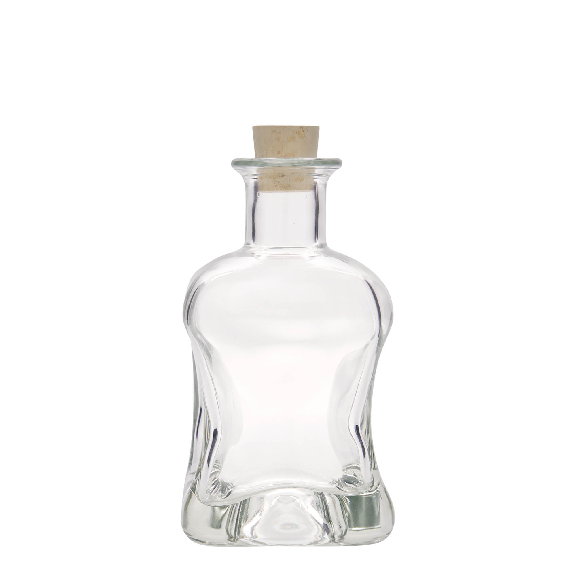 350 ml glass bottle 'Dublin', square, opening: cork