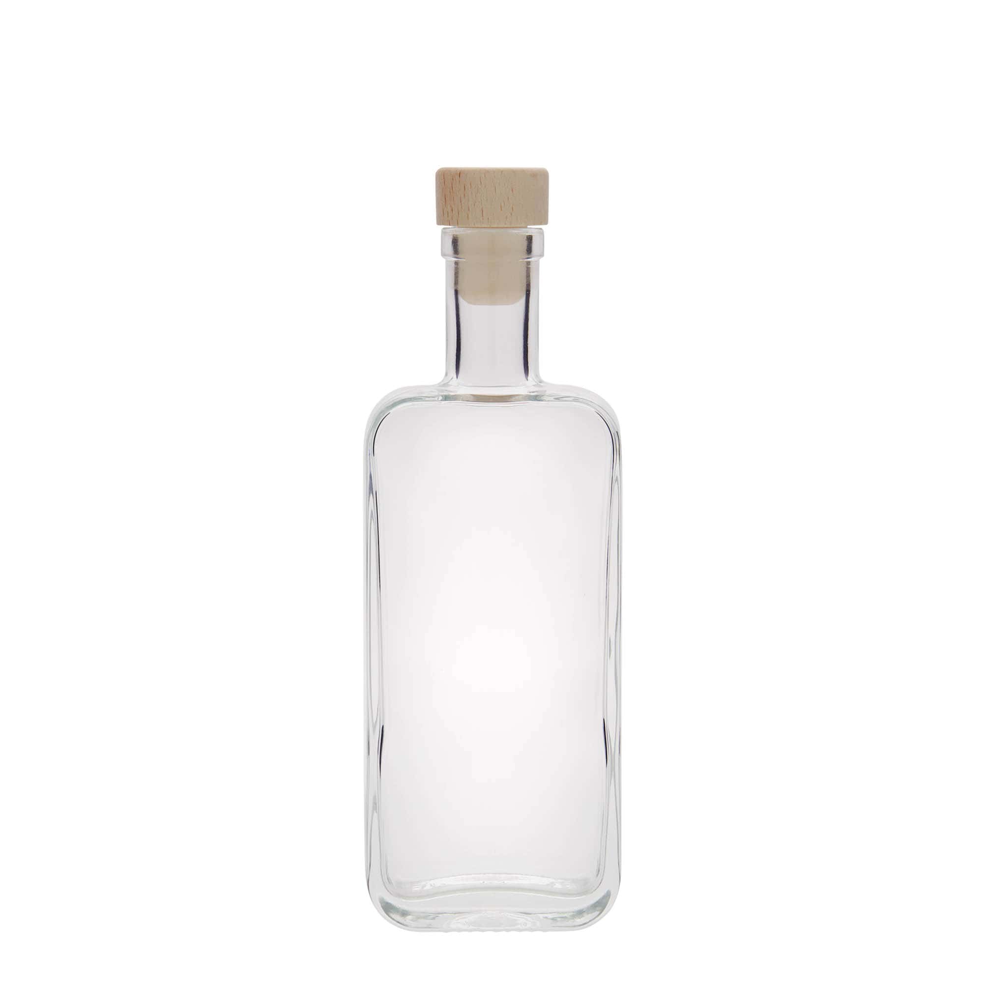 200 ml glass bottle ‘Nice’, rectangular, opening: cork