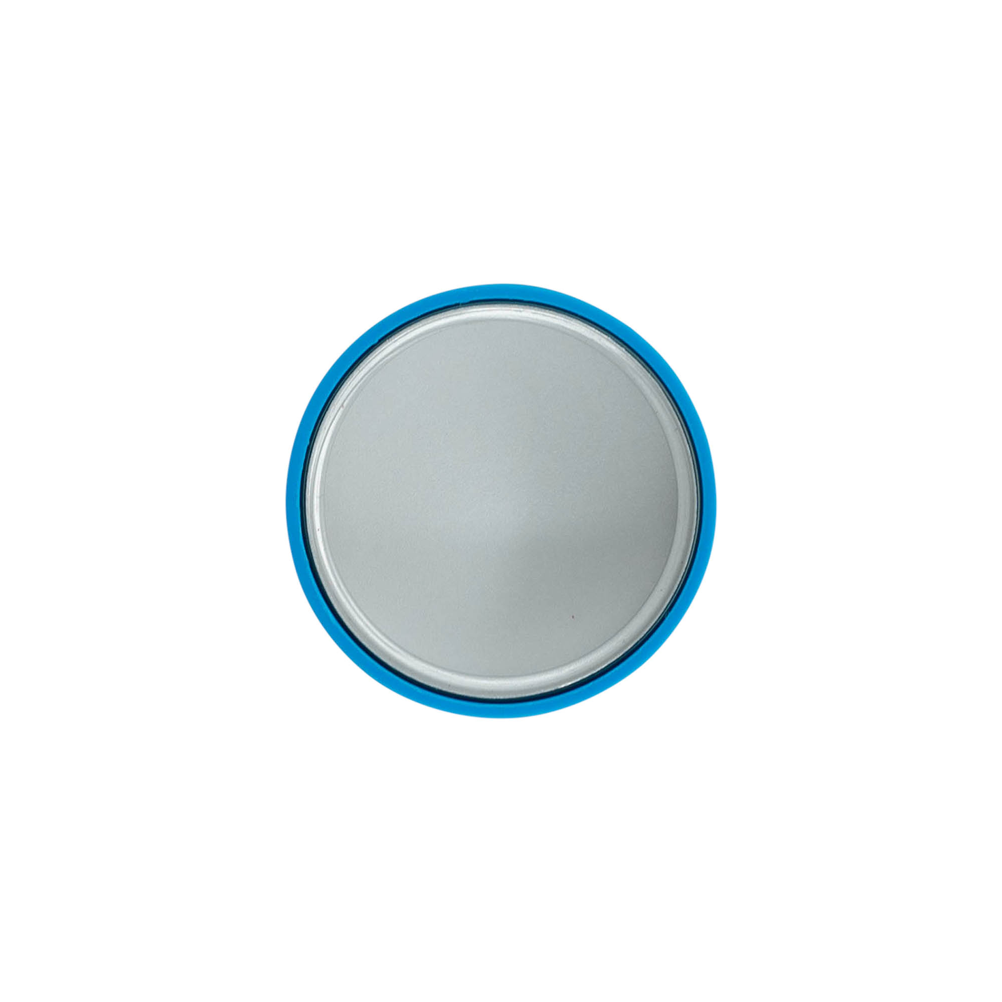 Screw cap, ABS plastic, water blue, for opening: GPI 33/400