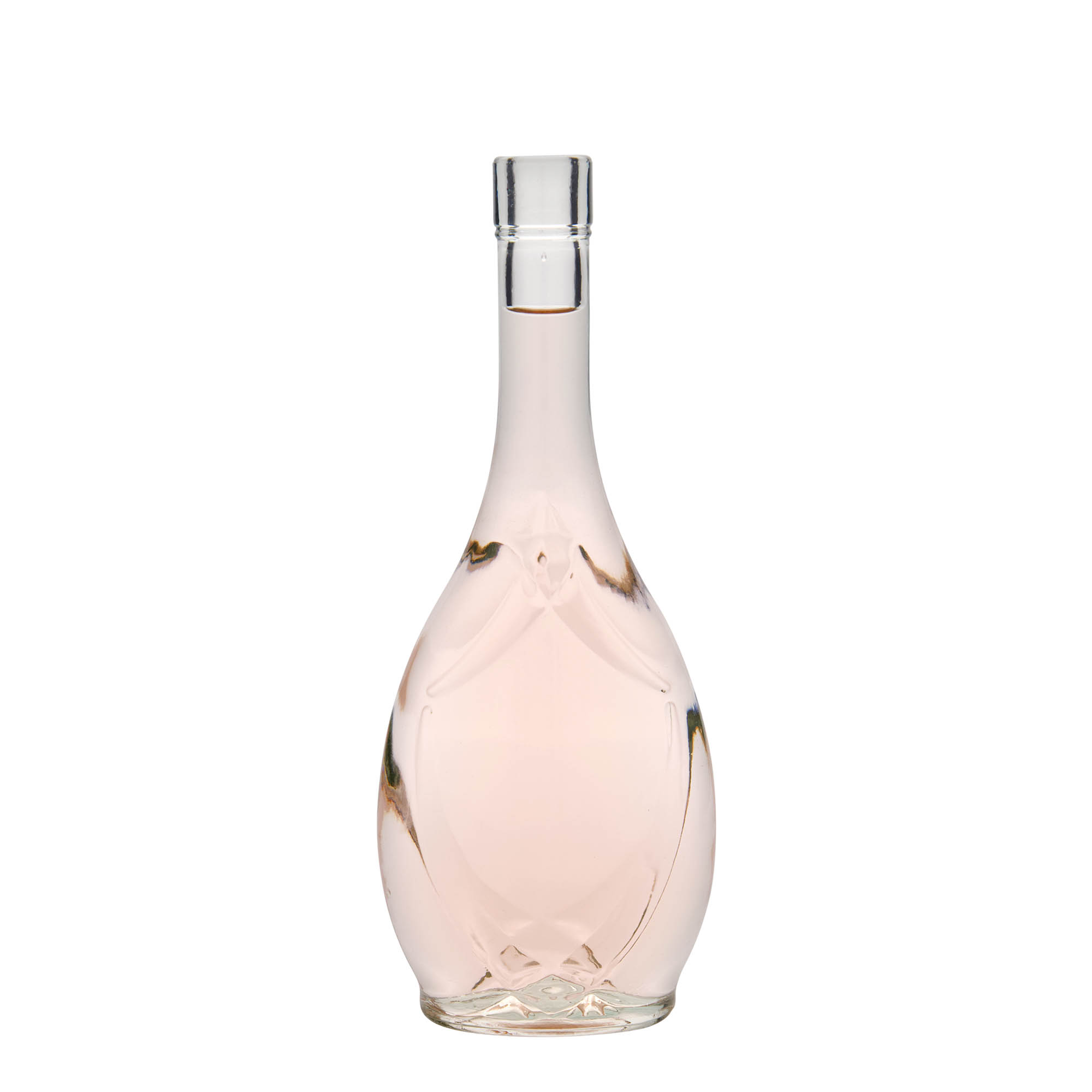 500 ml glass bottle 'Saragossa', oval, closure: cork