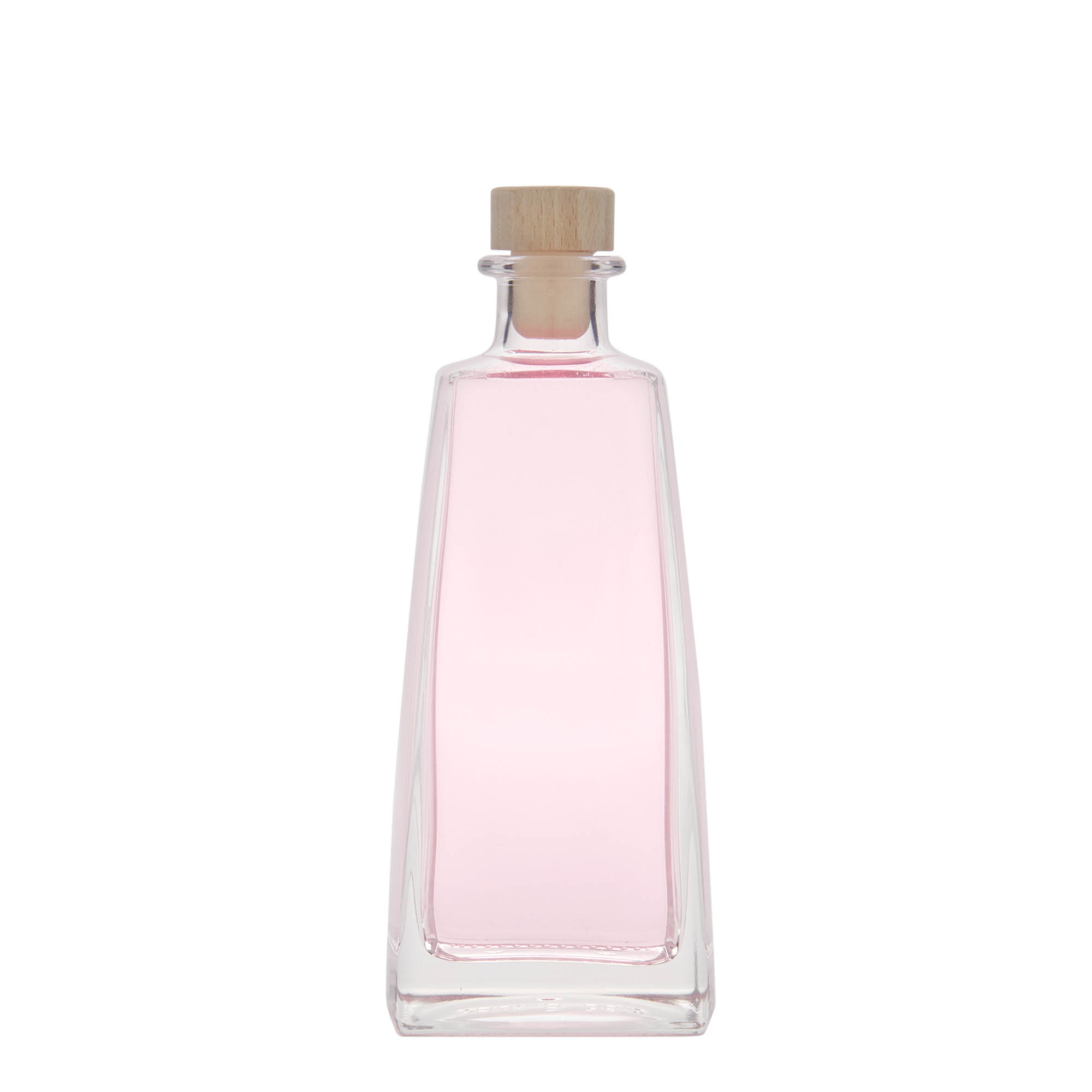 350 ml glass bottle 'Timmy', rectangular, closure: cork