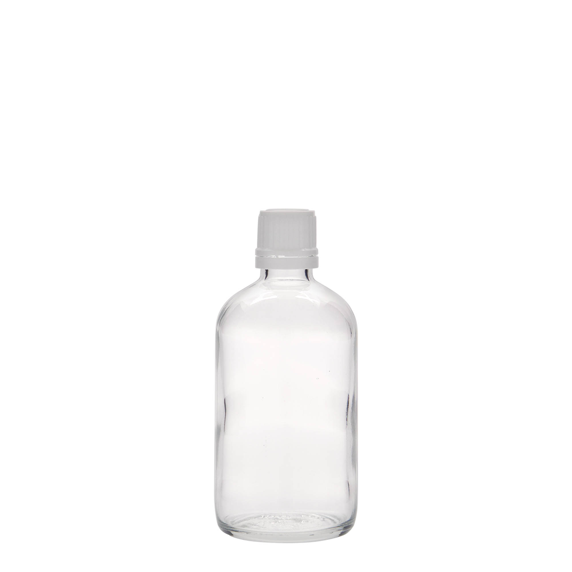100 ml medical bottle, glass, opening: DIN 18 100 ml medical bottle, glass, opening: DIN 18