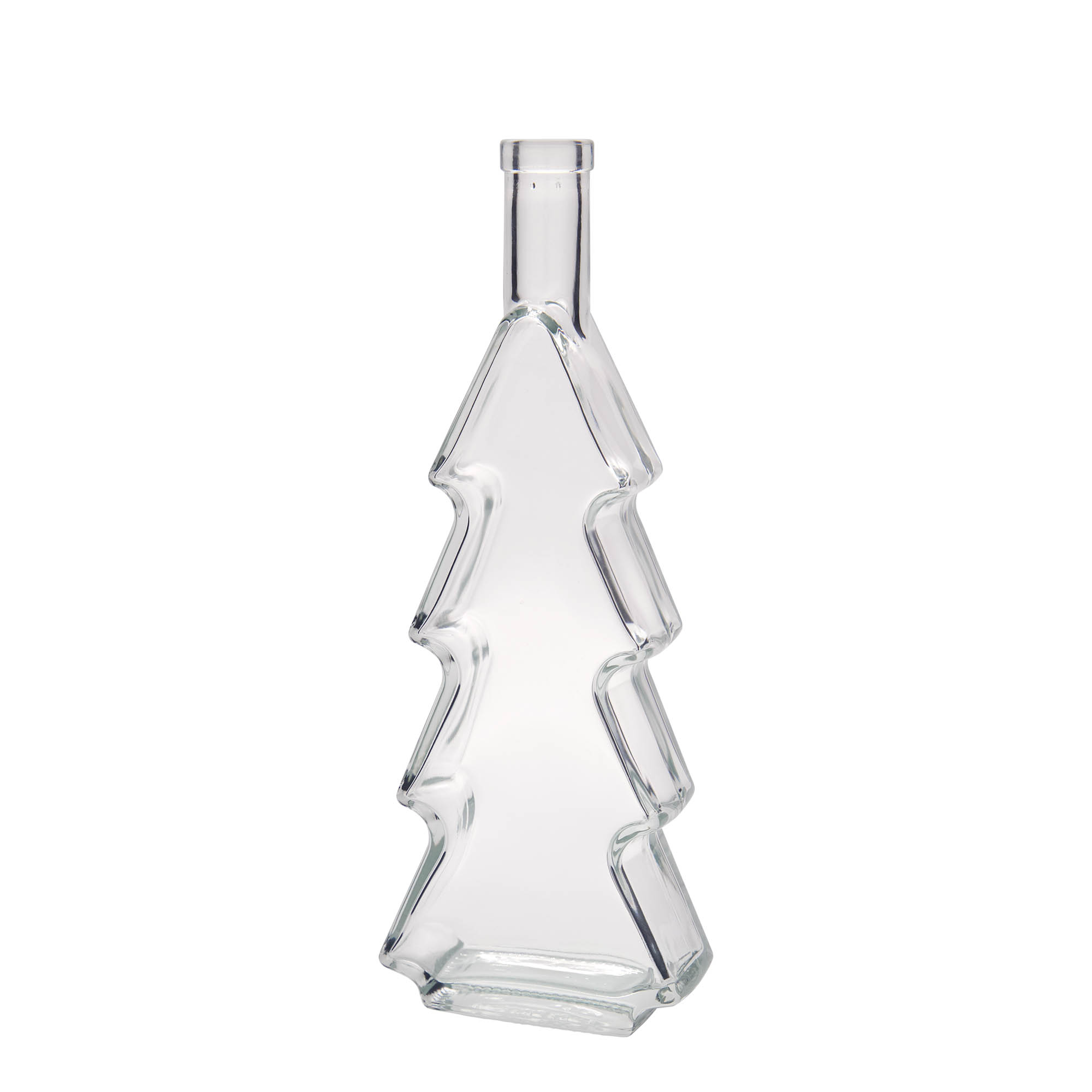 500 ml glass bottle 'Christmas tree', opening: cork