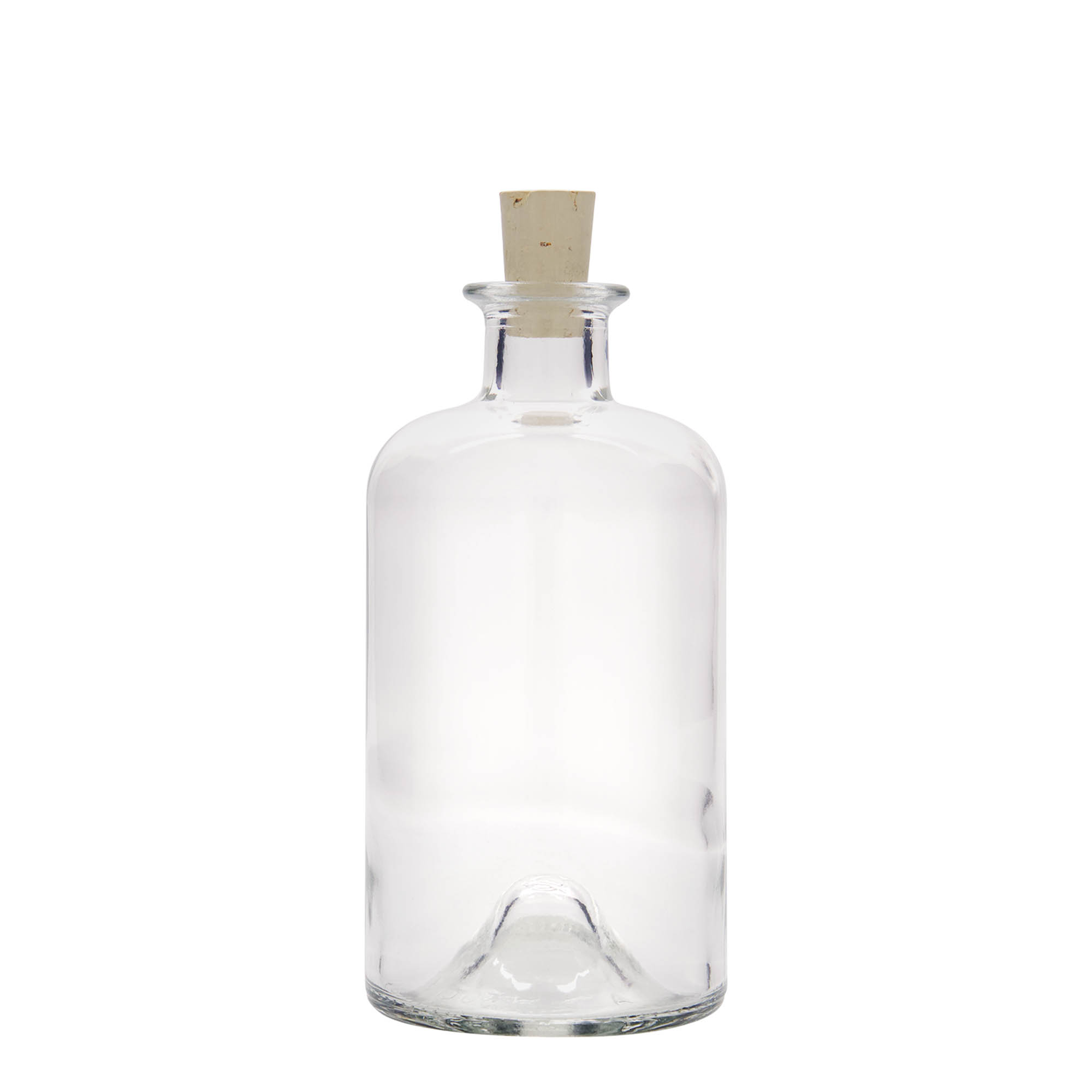 500 ml glass bottle apothecary 'Doctor', opening: cork
