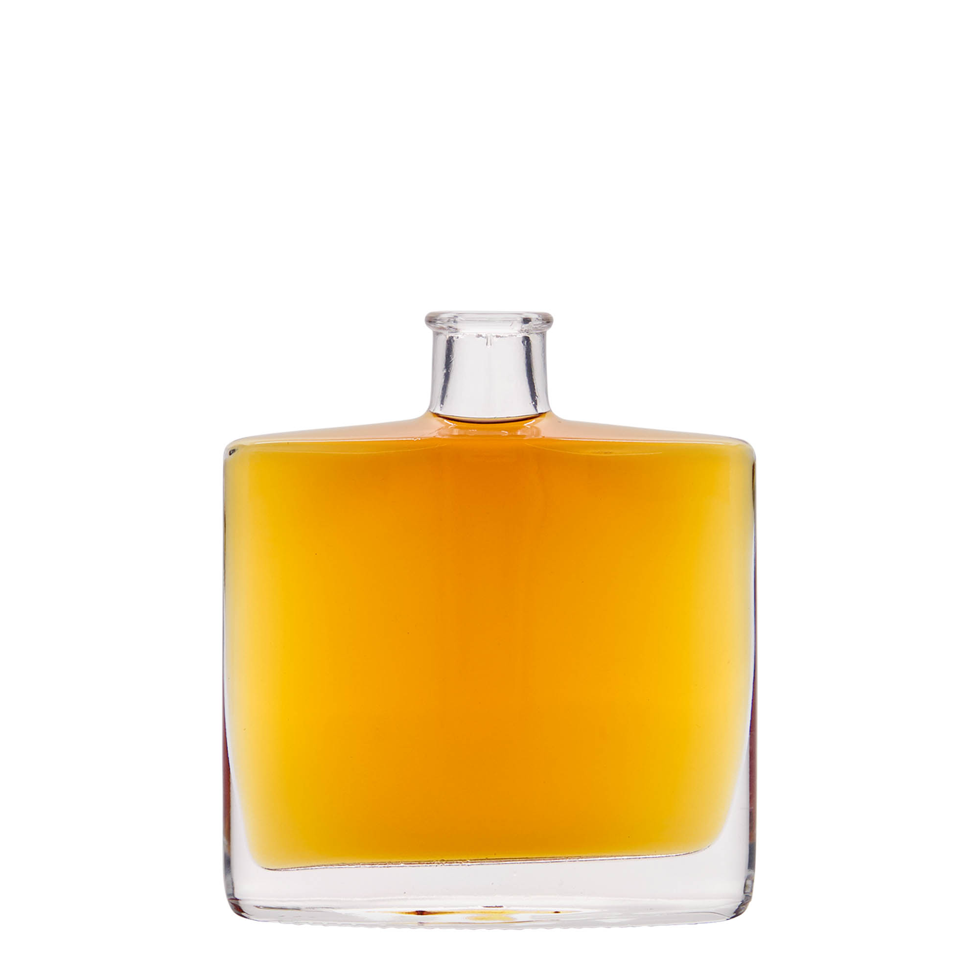 200 ml glass bottle 'Zorbas', oval, opening: cork