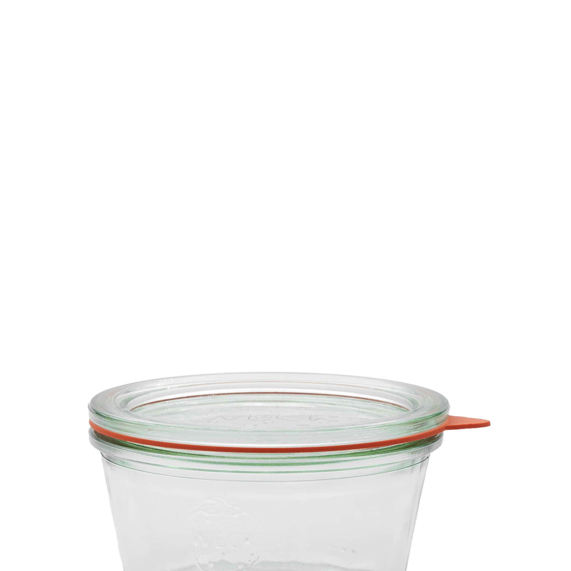 WECK preserving ring RR100, red, opening: round rim