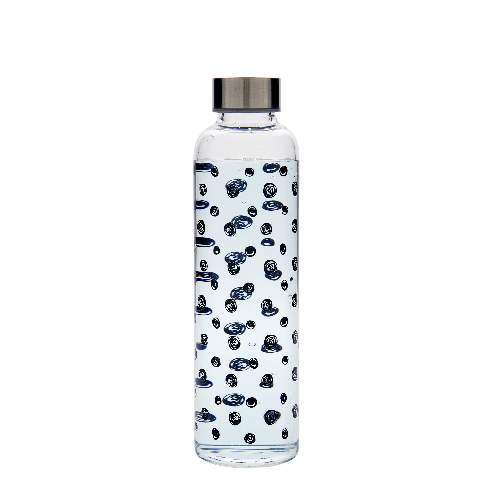 500 ml drinking bottle 'Perseus - Black Dots', opening: screw cap 500 ml drinking bottle 'Perseus - Black Dots', opening: screw cap
