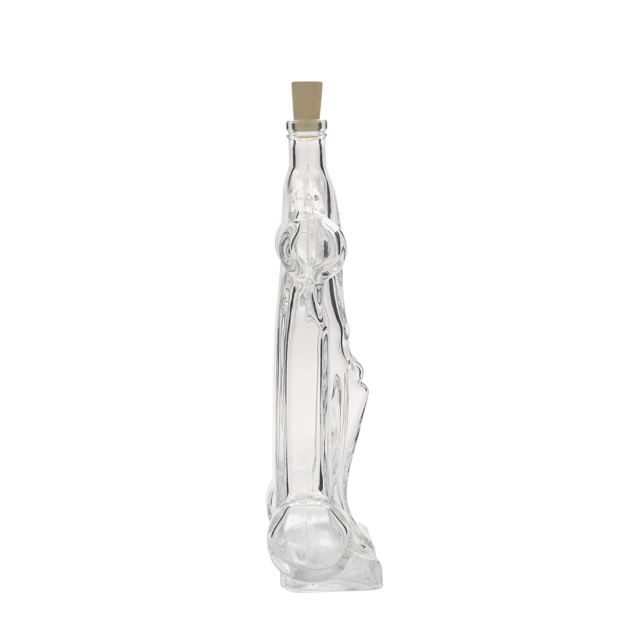 200 ml glass bottle 'Racing Car', opening: cork