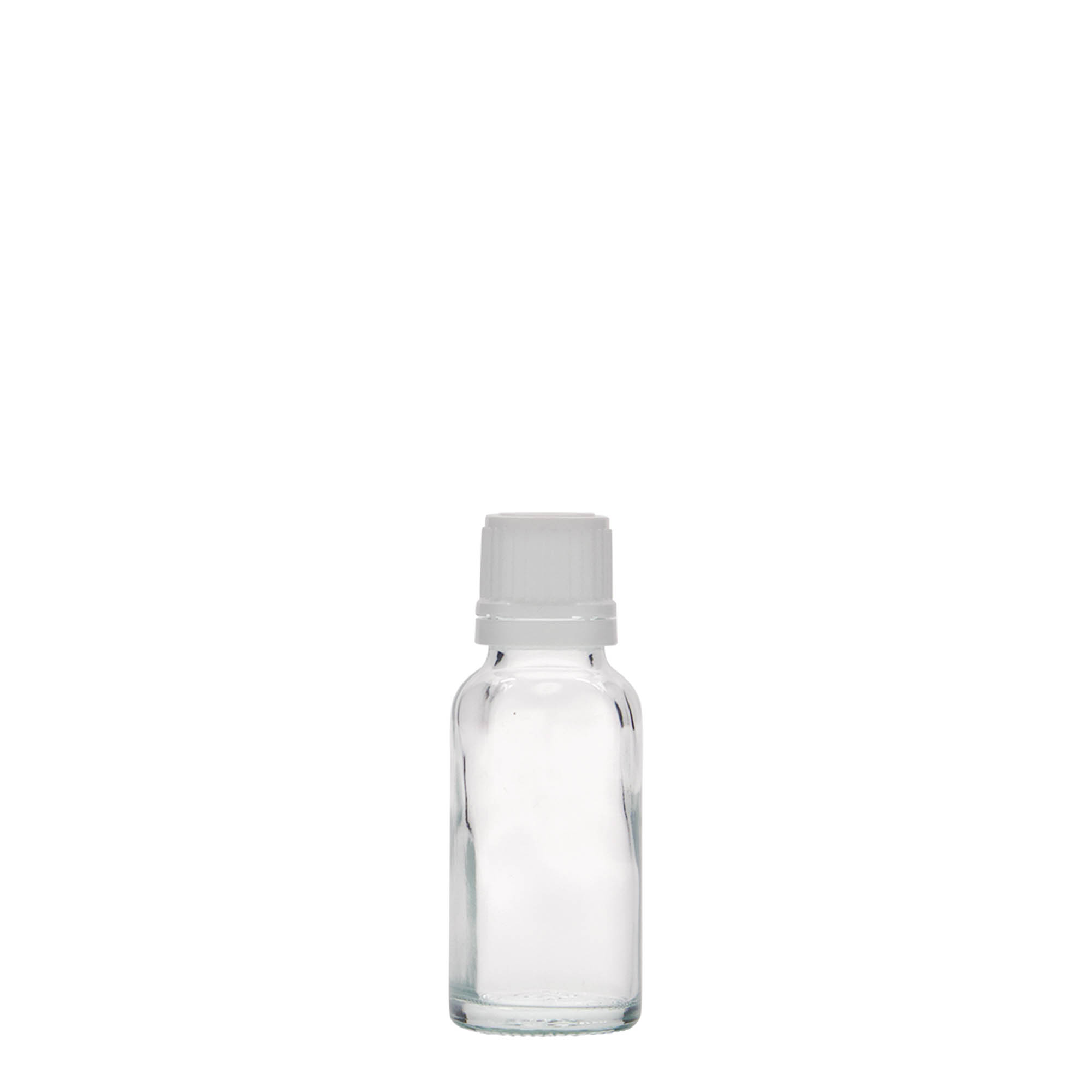 20 ml medical bottle, glass, opening: DIN 18
