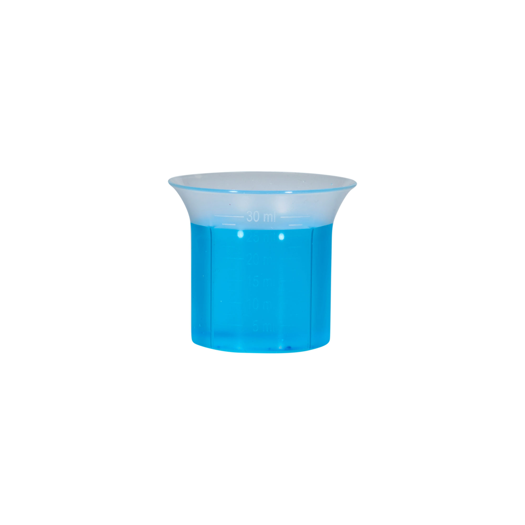 Measuring cup 5-30 ml, PP plastic Measuring cup 5-30 ml, PP plastic