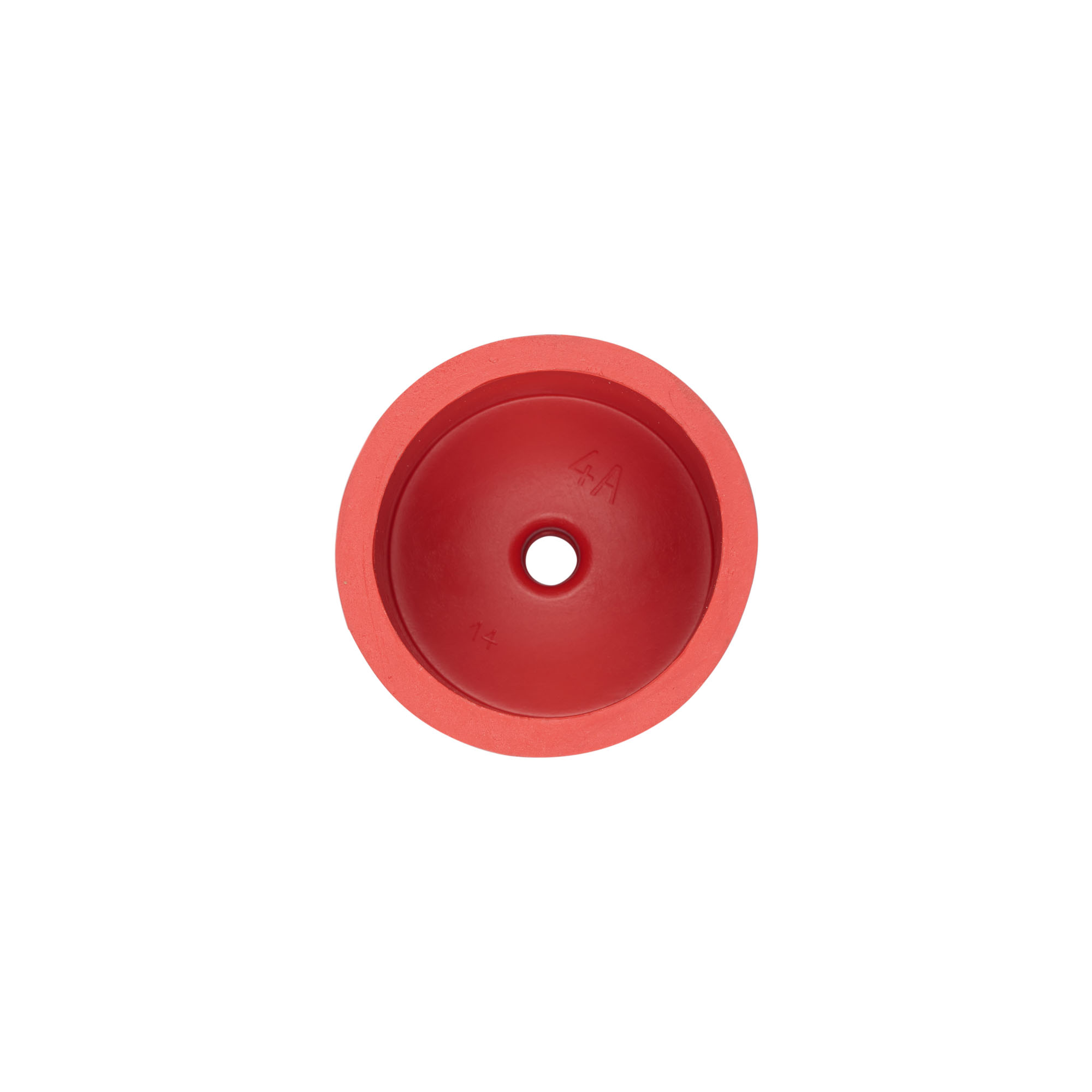 Fermentation cap type 4a, rubber, red