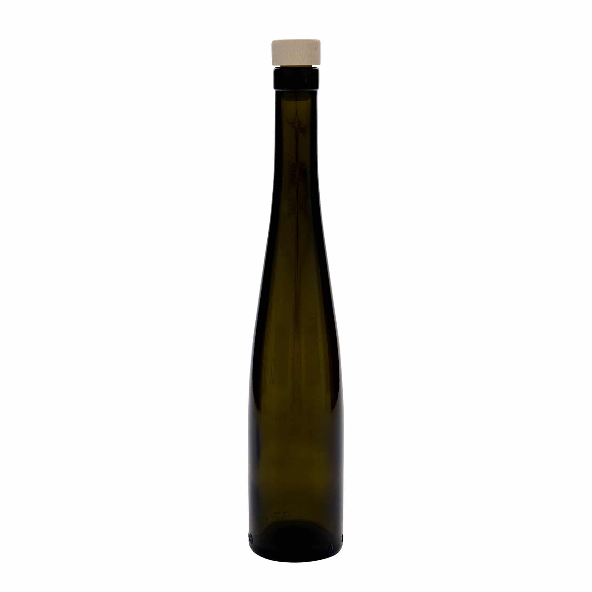 375 ml glass bottle ‘Weinschlegel’, antique green, opening: cork