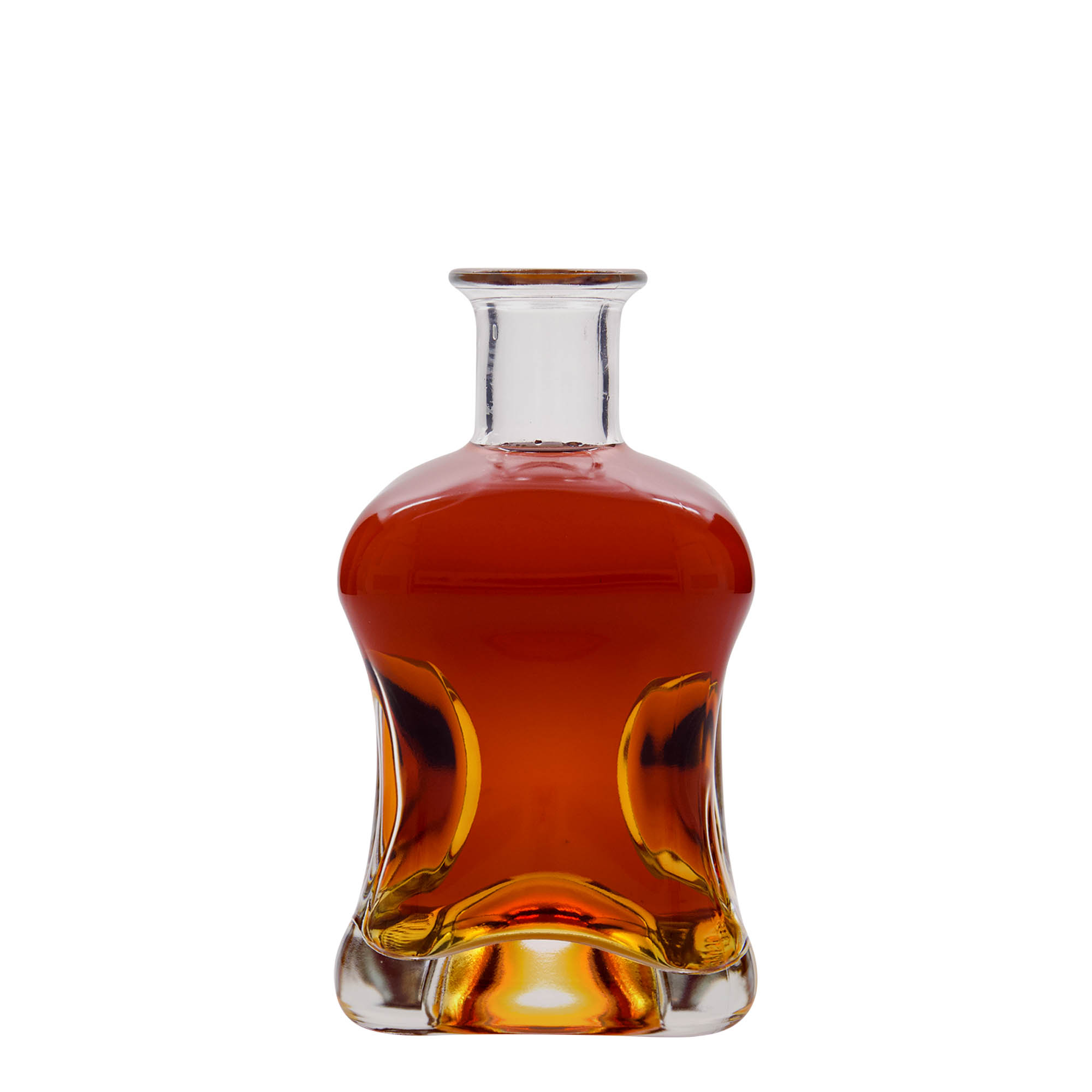500 ml glass bottle ‘Dublin’, square, opening: cork