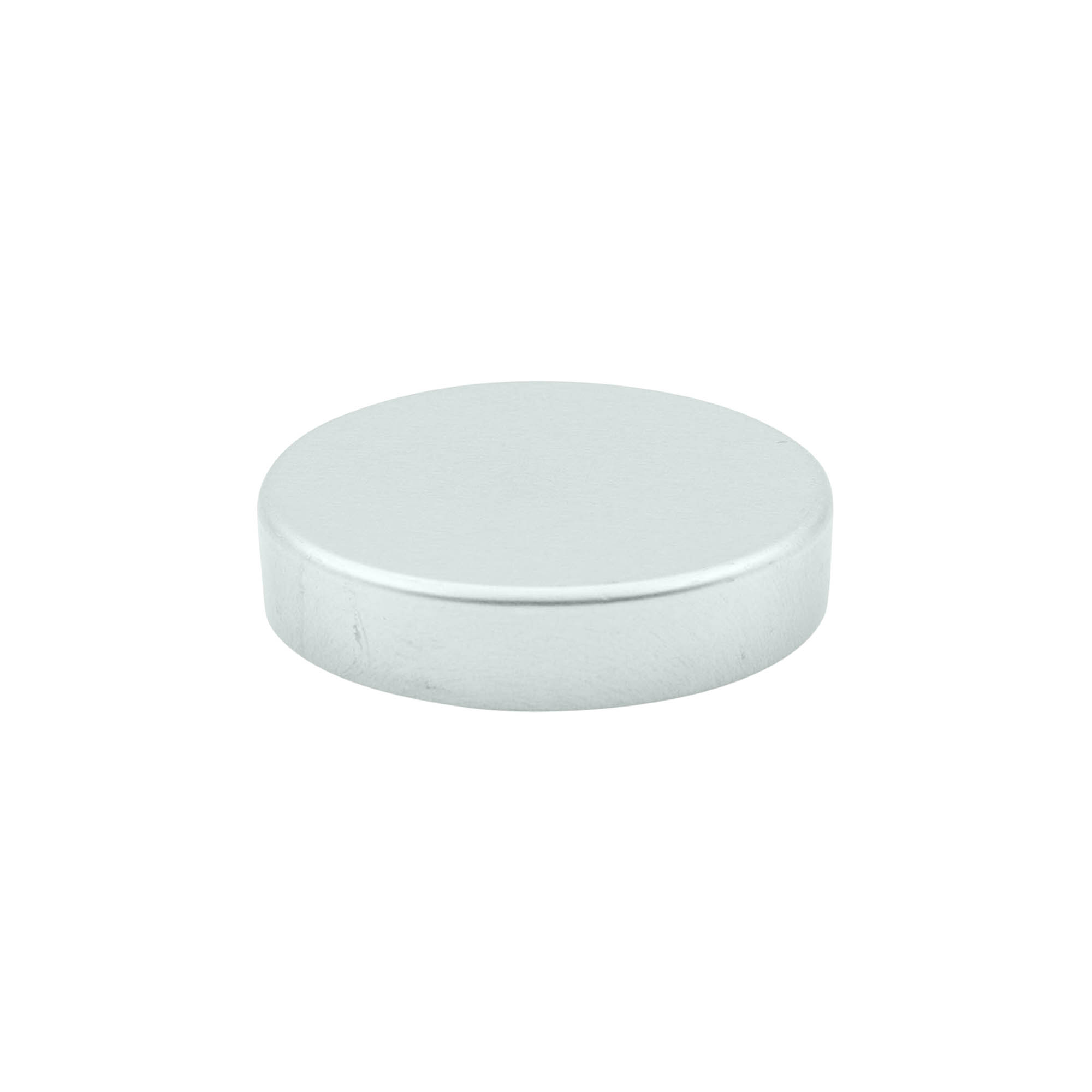 Screw cap, metal, silver, for opening: 45/400
