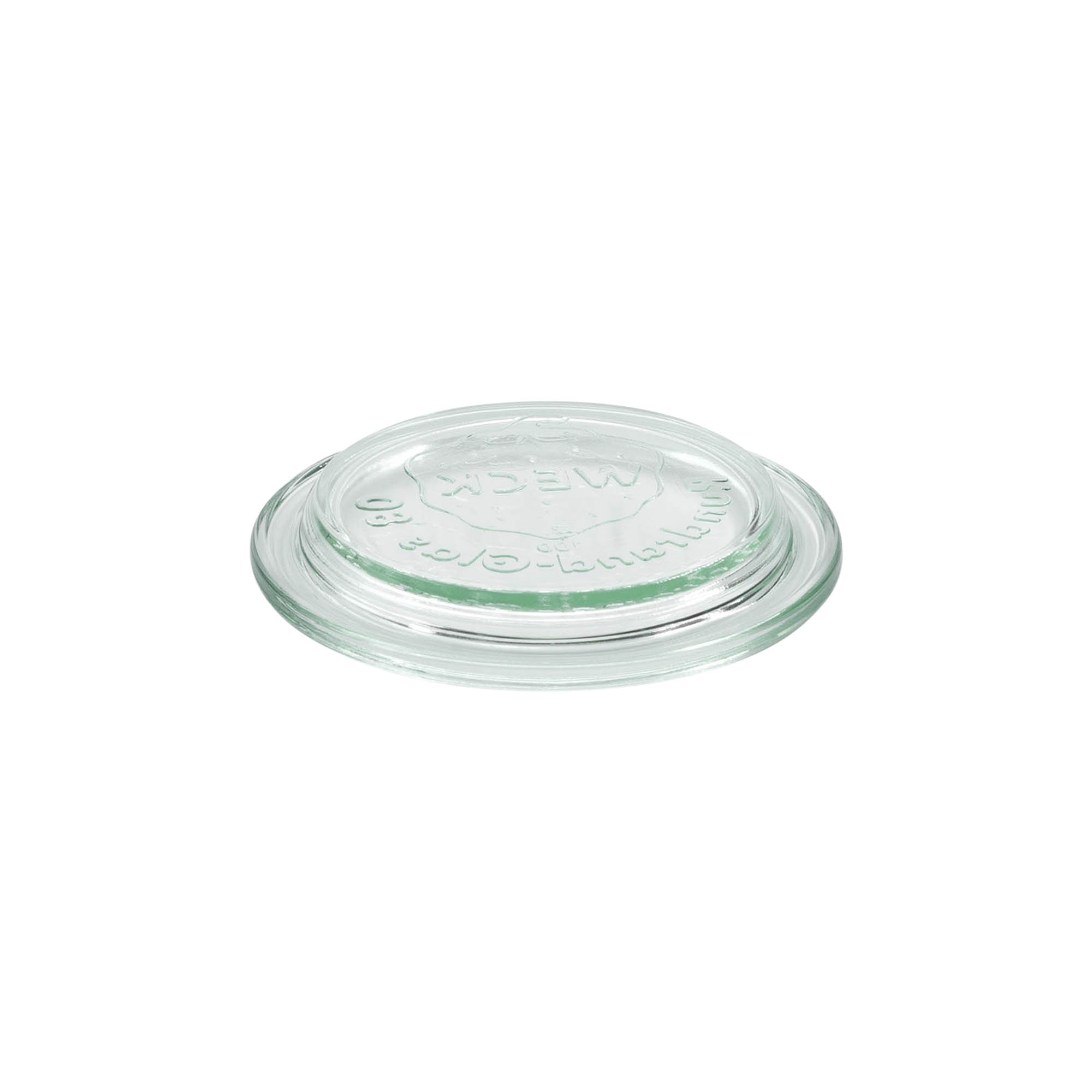 WECK glass lid with round rim, for opening: RR80 WECK glass lid with round rim, for opening: RR80
