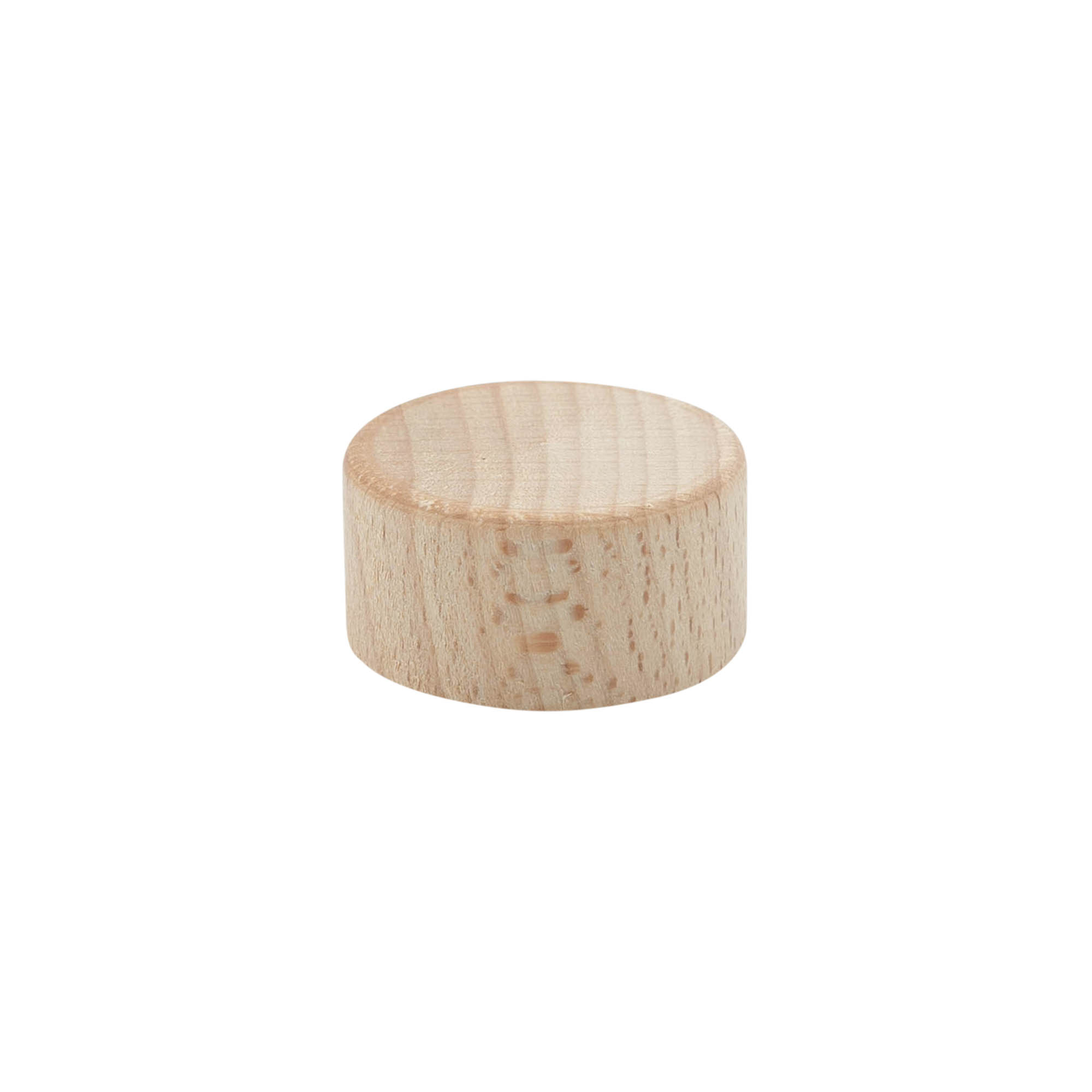 Screw cap, wood, beige, for opening: GPI 28/400 Screw cap, wood, beige, for opening: GPI 28/400