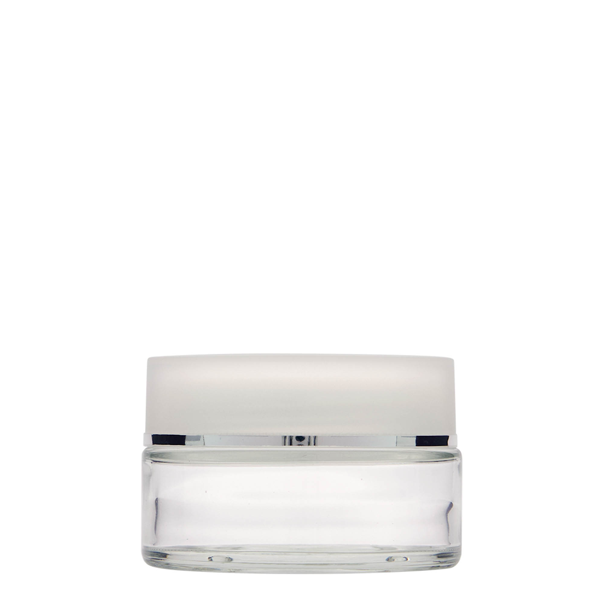 100 ml cosmetic jar 'Clear Edition', glass, closure: screw cap 100 ml cosmetic jar 'Clear Edition', glass, closure: screw cap